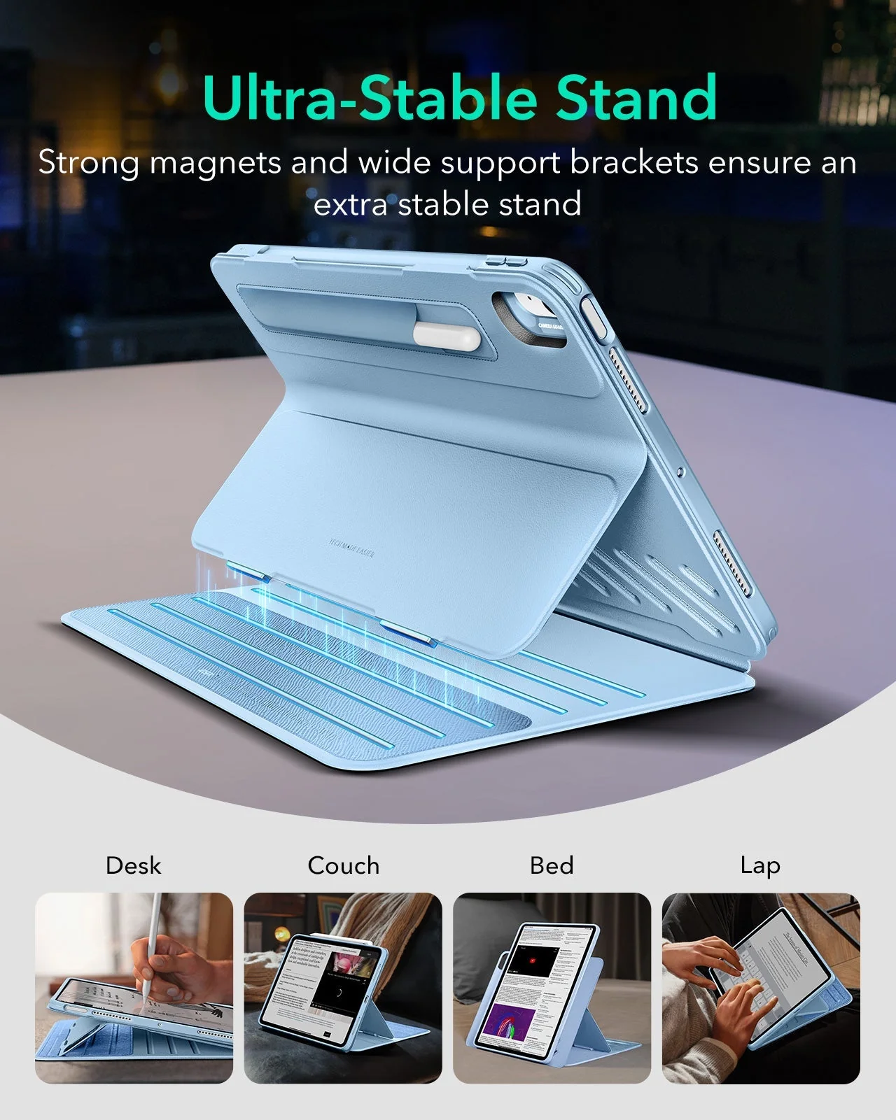 iPad Air 11" (2025) Shift Magnetic Case - Blue - Image 3