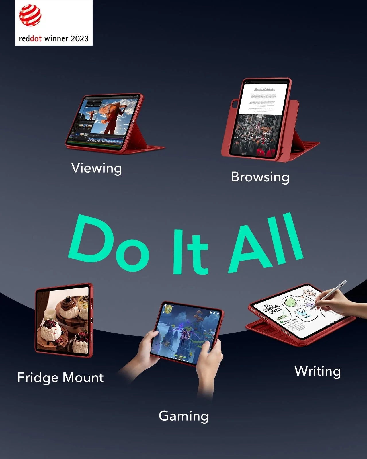 iPad Air 11″ (2025) Shift Transformation Bundle - Red - Image 4