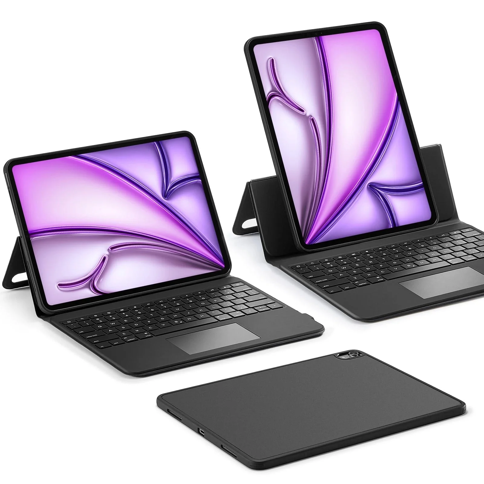 iPad Air 13” (2024) Ascend Keyboard Case - UK Layout - Black - Image 3