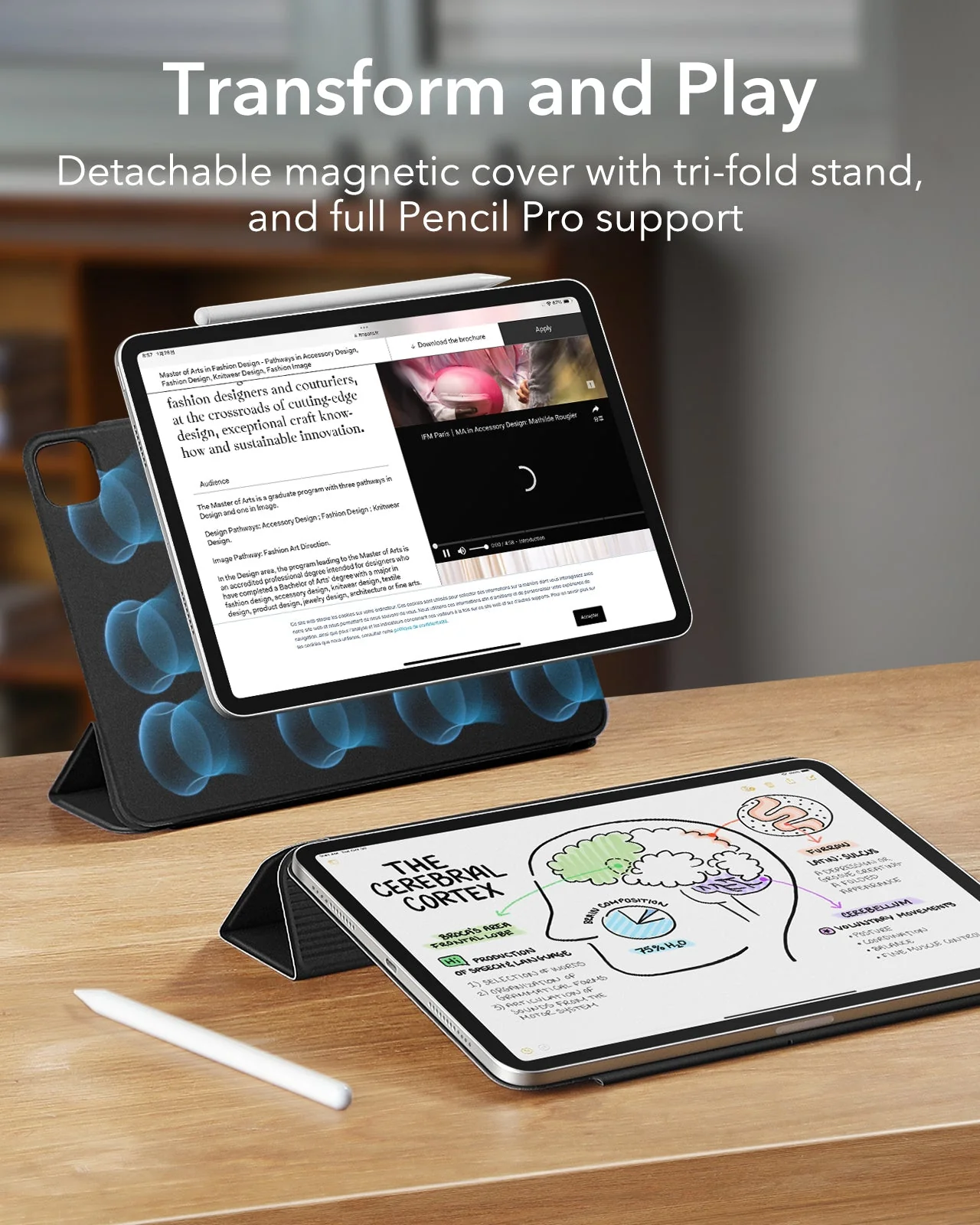 iPad Air 13ʺ (2025/2024) Rebound Art Bundle - Navy Blue - Image 3