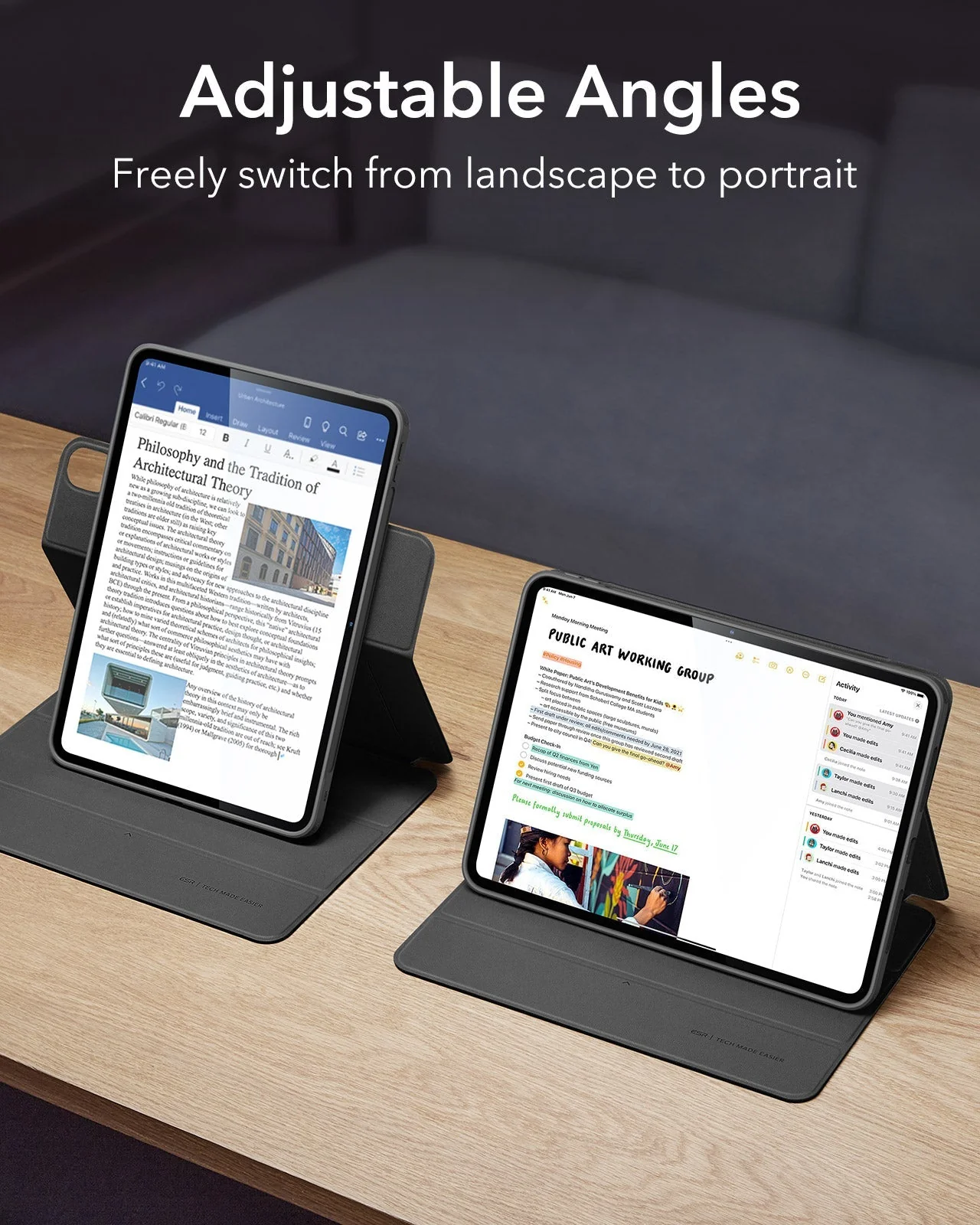 iPad Air 13" (2024) Rebound Hybrid Protection Bundle - Black - Image 5