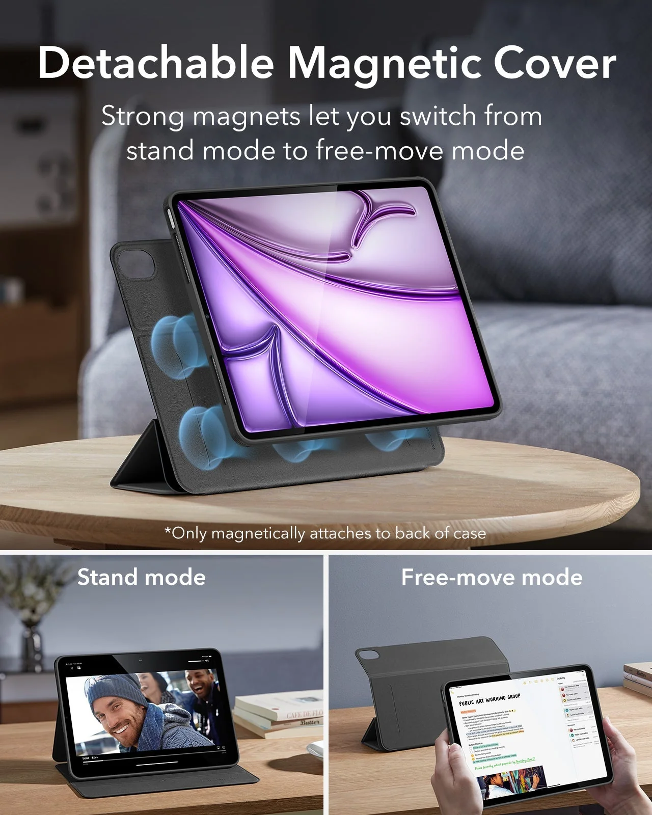 iPad Air 13ʺ (2024) Rebound Transformation Bundle - Lavender - Image 5