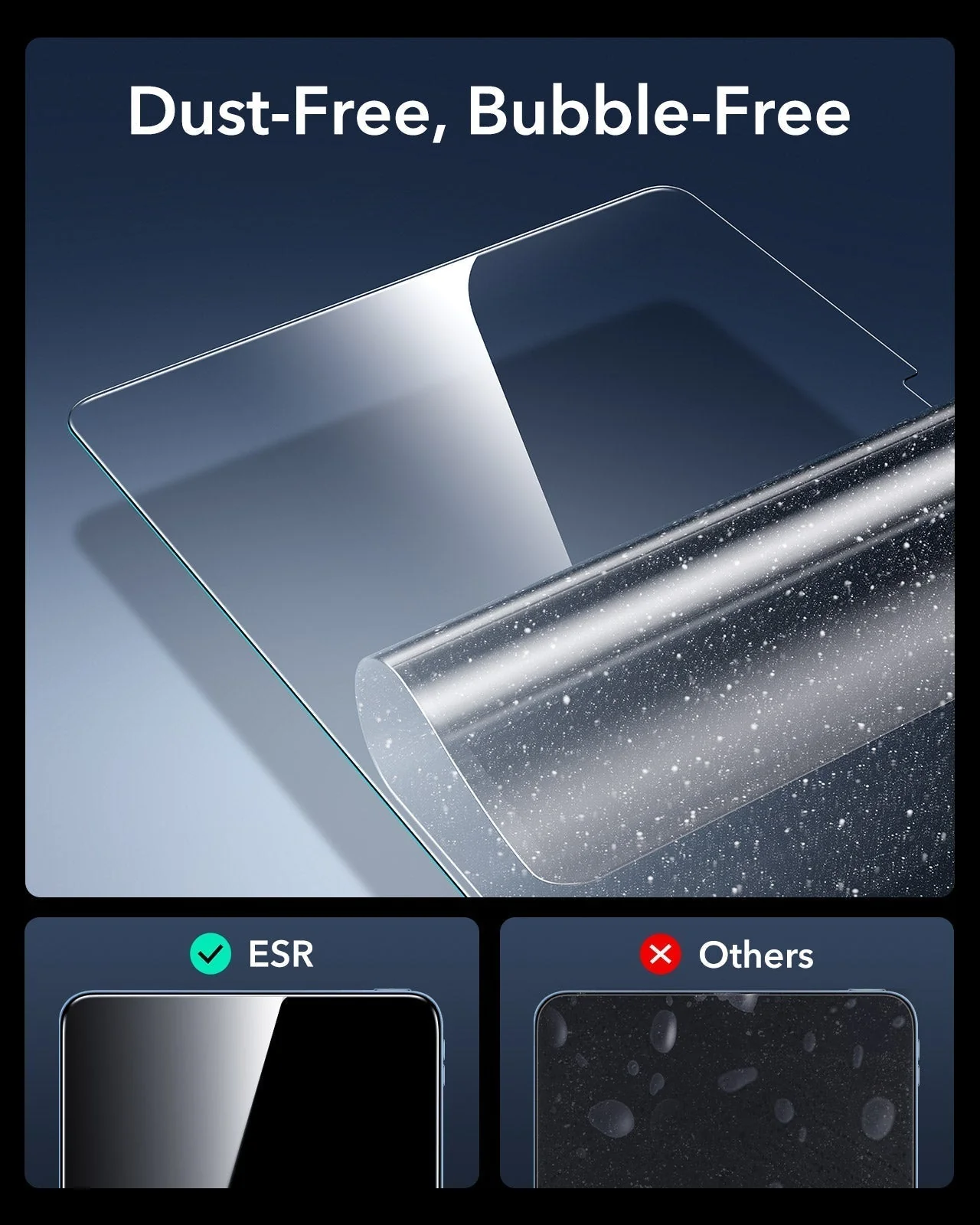 iPad Air 13" (2024) UltraFit Armorite Screen Protector - 2 Pack - Image 4