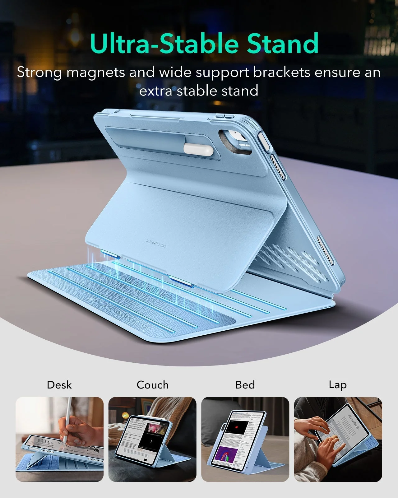 iPad Air 13" (2025) Shift Magnetic Case - Blue - Image 3