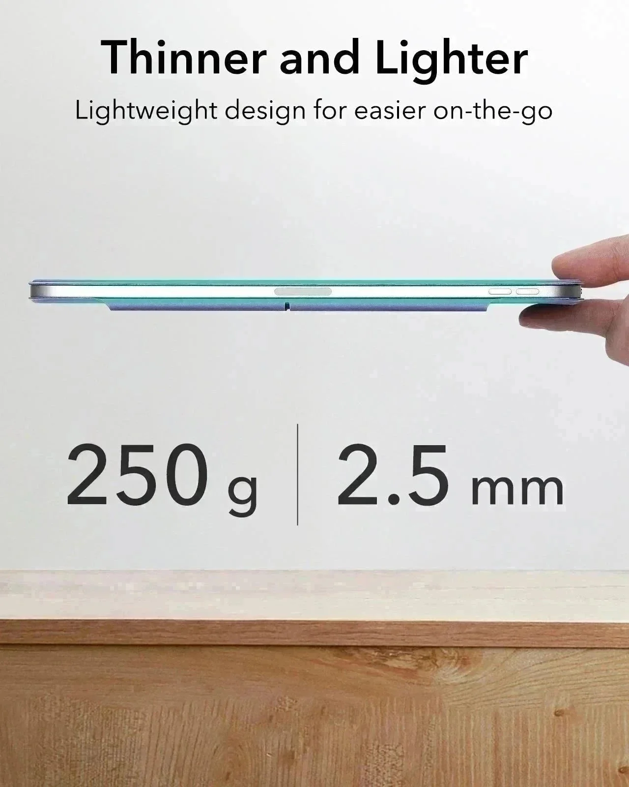 iPad Air 11ʺ (2024), Air 10.9ʺ (5th/4th Gen) Rebound Magnetic Case - Brilliant White - Image 7