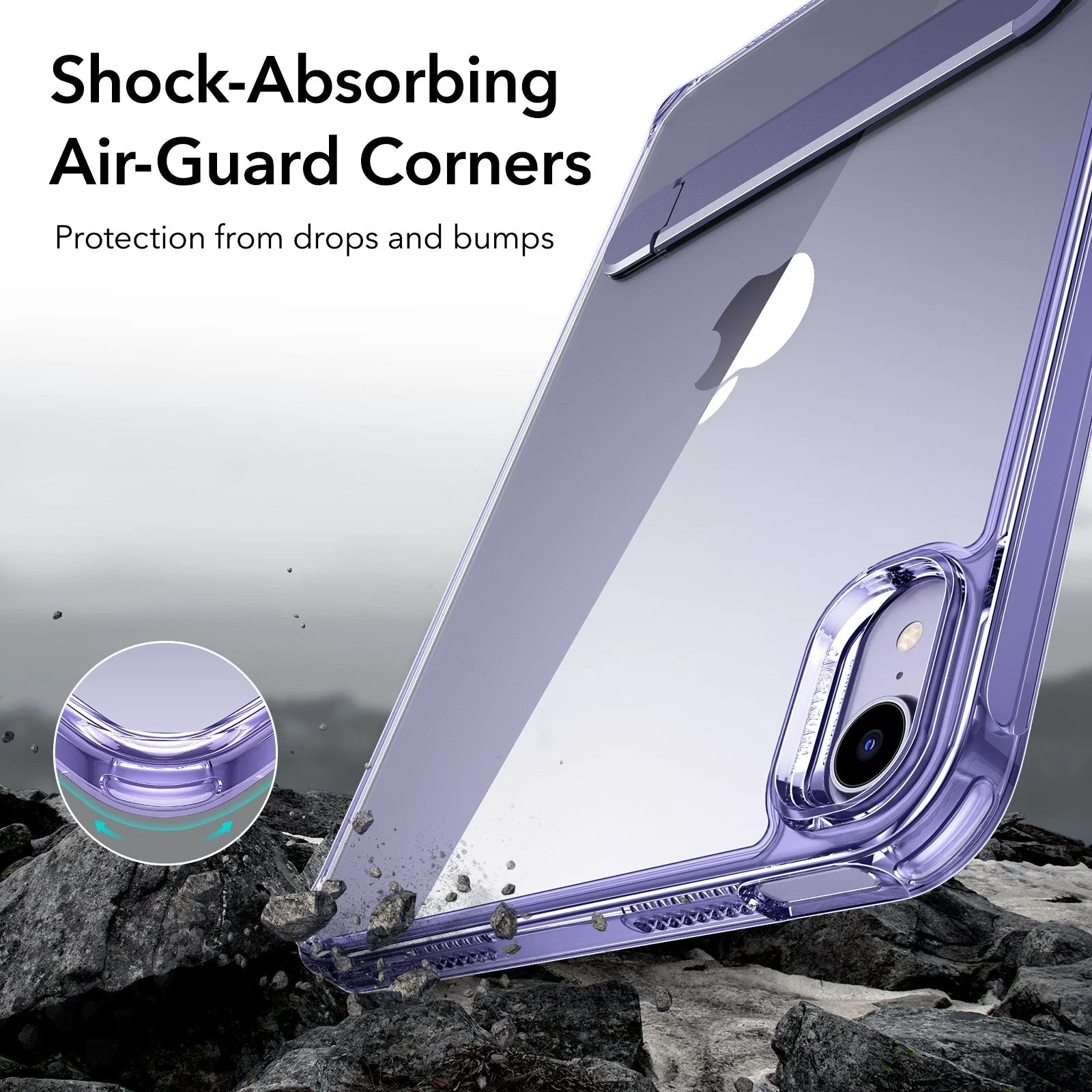 iPad mini 7/mini 6 Boost Kickstand Case - Clear - Image 5