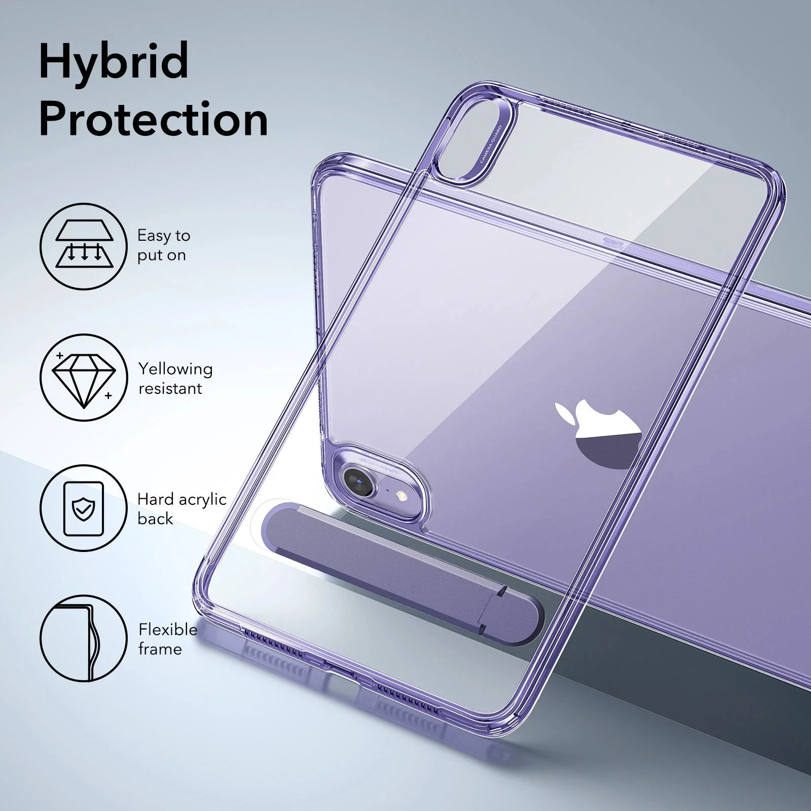 iPad mini 7/mini 6 Boost Kickstand Case - Clear - Image 6