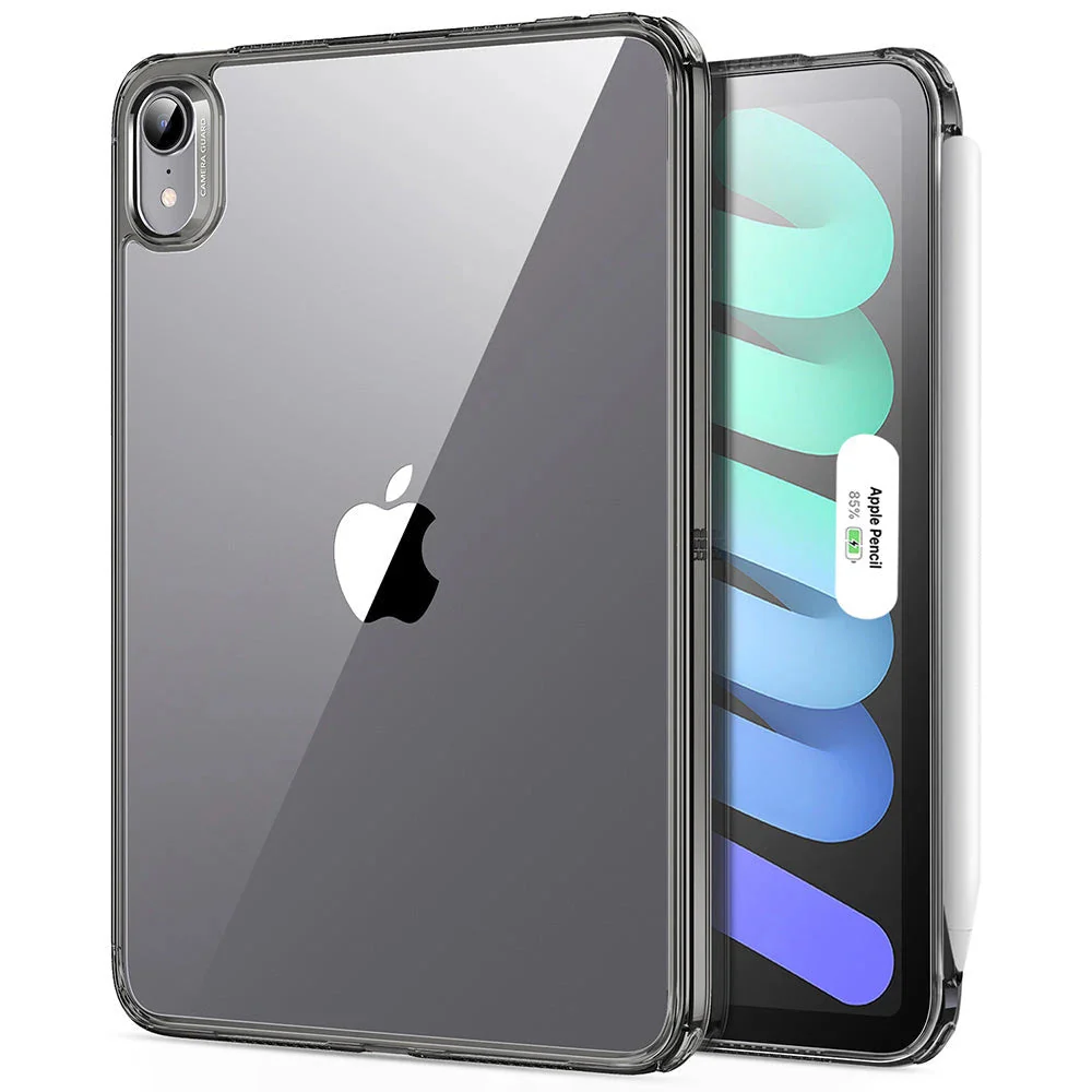 iPad mini 7/mini 6 Classic Hybrid Case - Clear Black