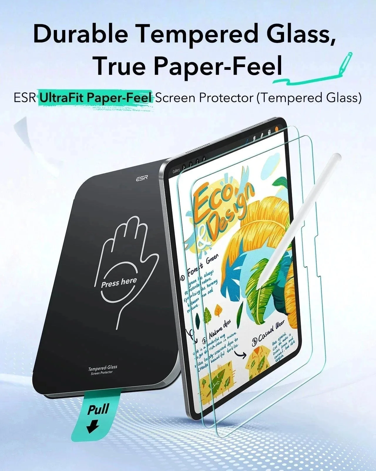 iPad Pro 11" (M4) 2024 UltraFit Paper-Feel Screen Protector – 2 Pack - Image 2