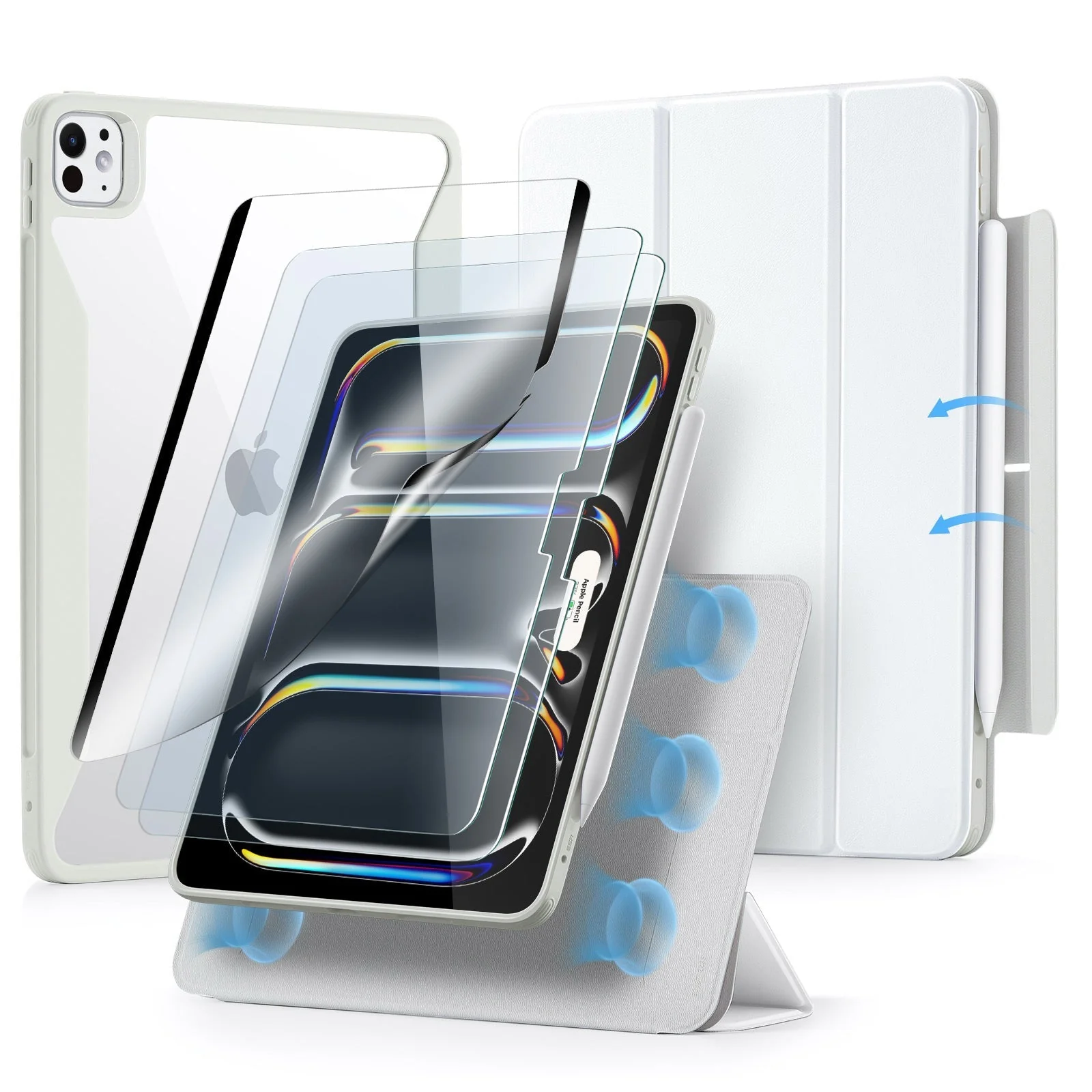 iPad Pro 13ʺ (2024) Rebound Transformation Bundle - Brilliant White