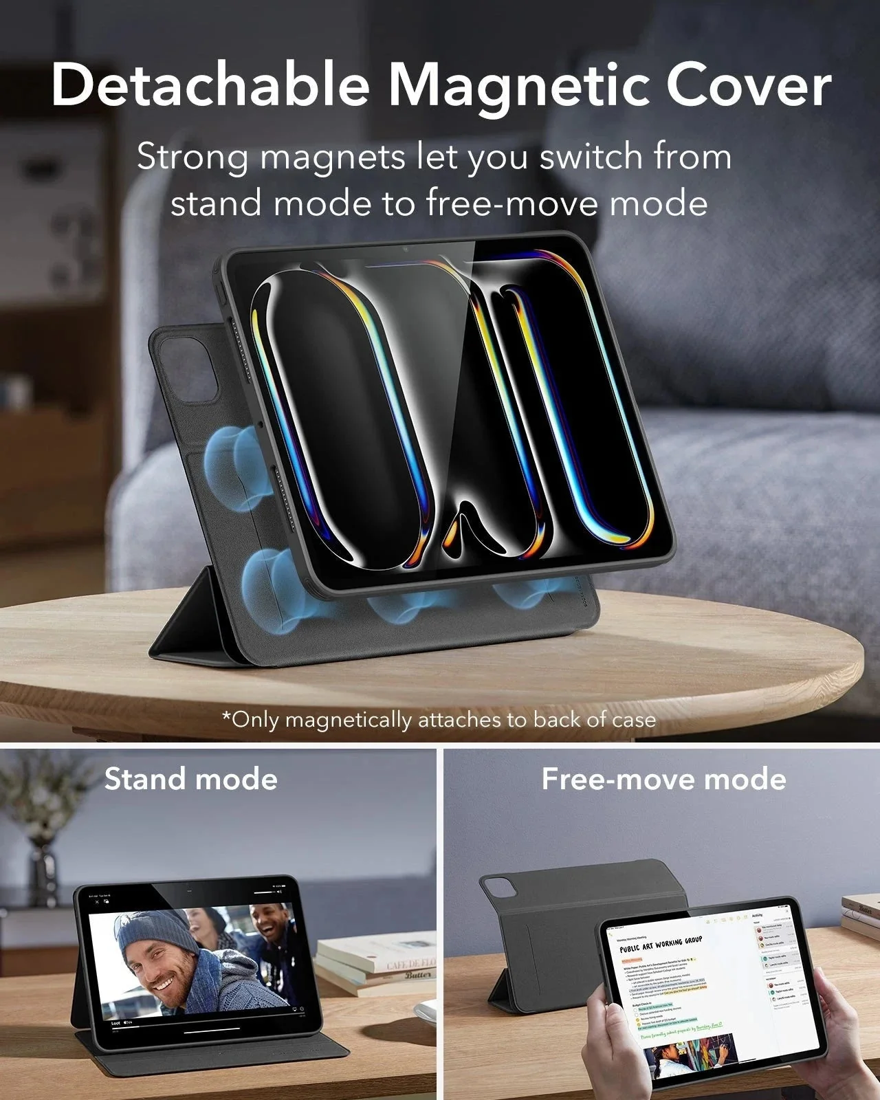 iPad Pro 13ʺ (2024) Rebound Transformation Bundle - Brilliant White - Image 5
