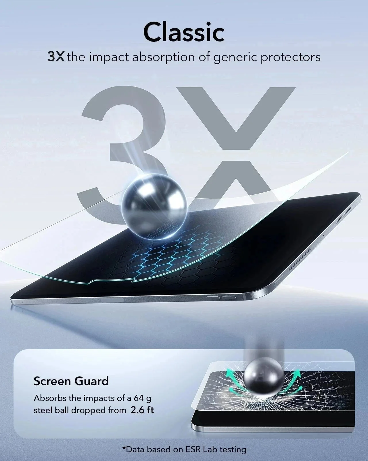 iPad Pro 13" (M4) 2024 UltraFit Paper-Feel Screen Protector – 2 Pack - Image 6