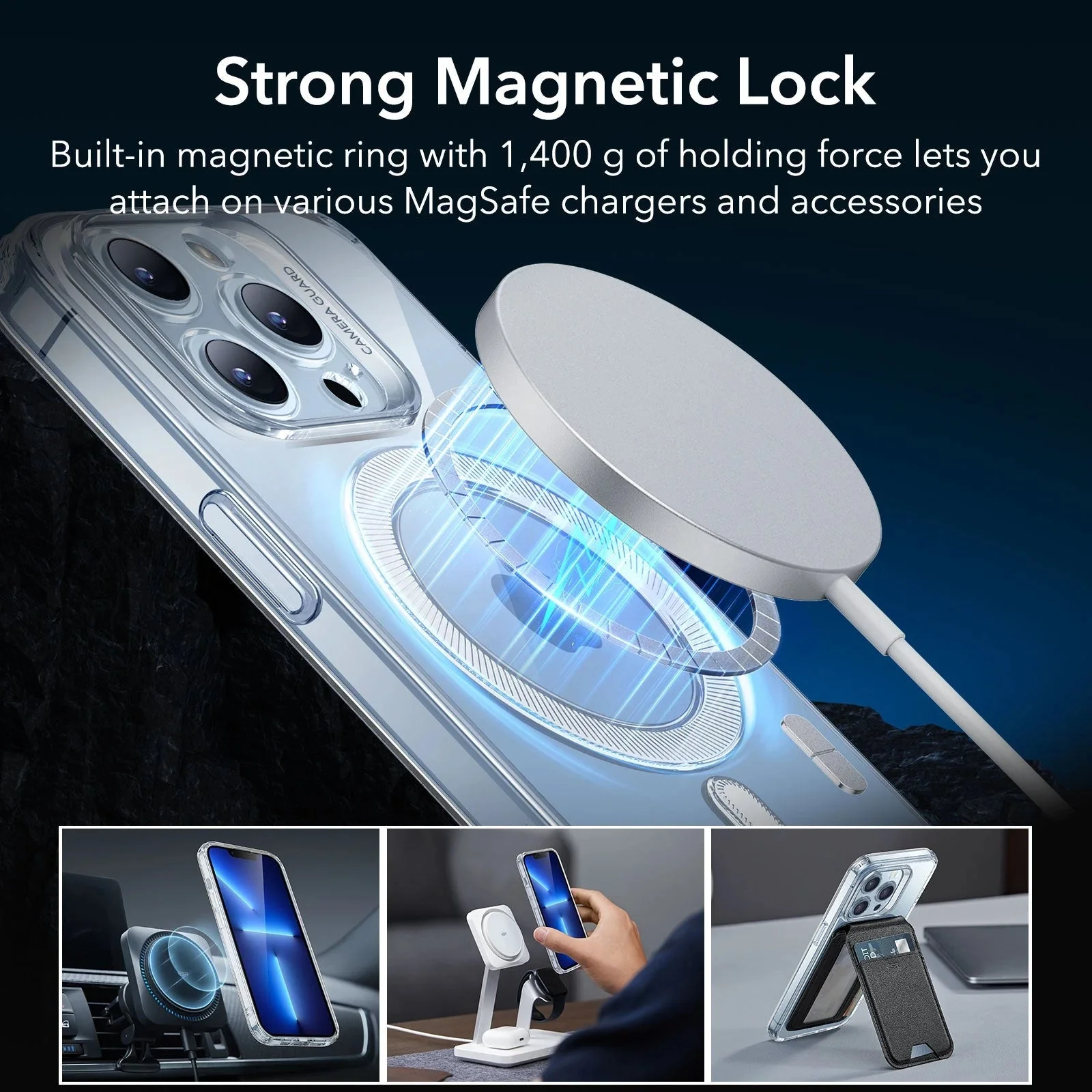 iPhone 13 Pro Zero Clear Case (HaloLock) - Clear - Image 4