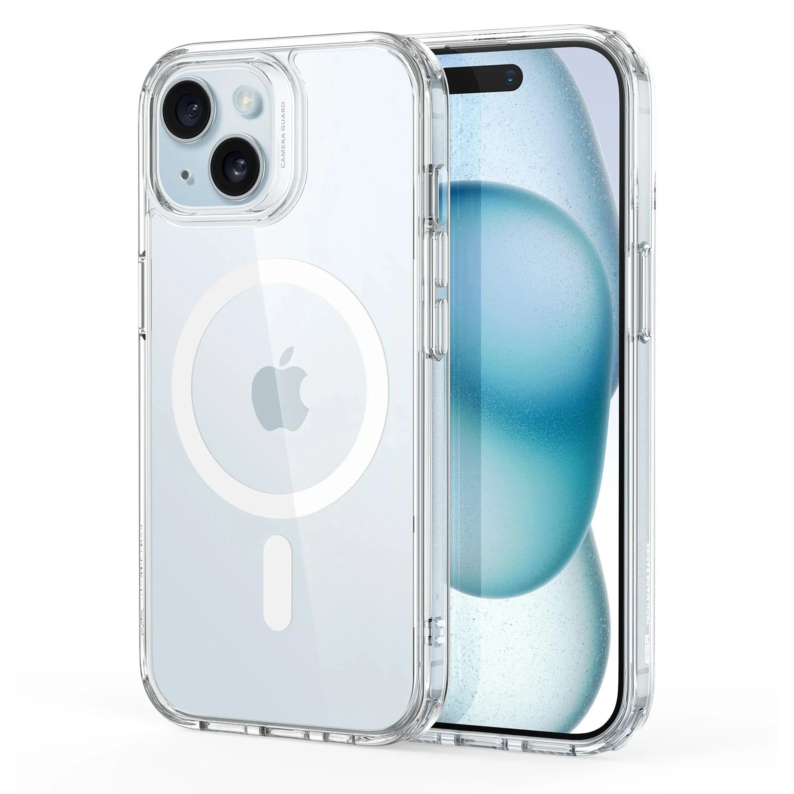 iPhone 15 Classic Hybrid Case (HaloLock) - Clear
