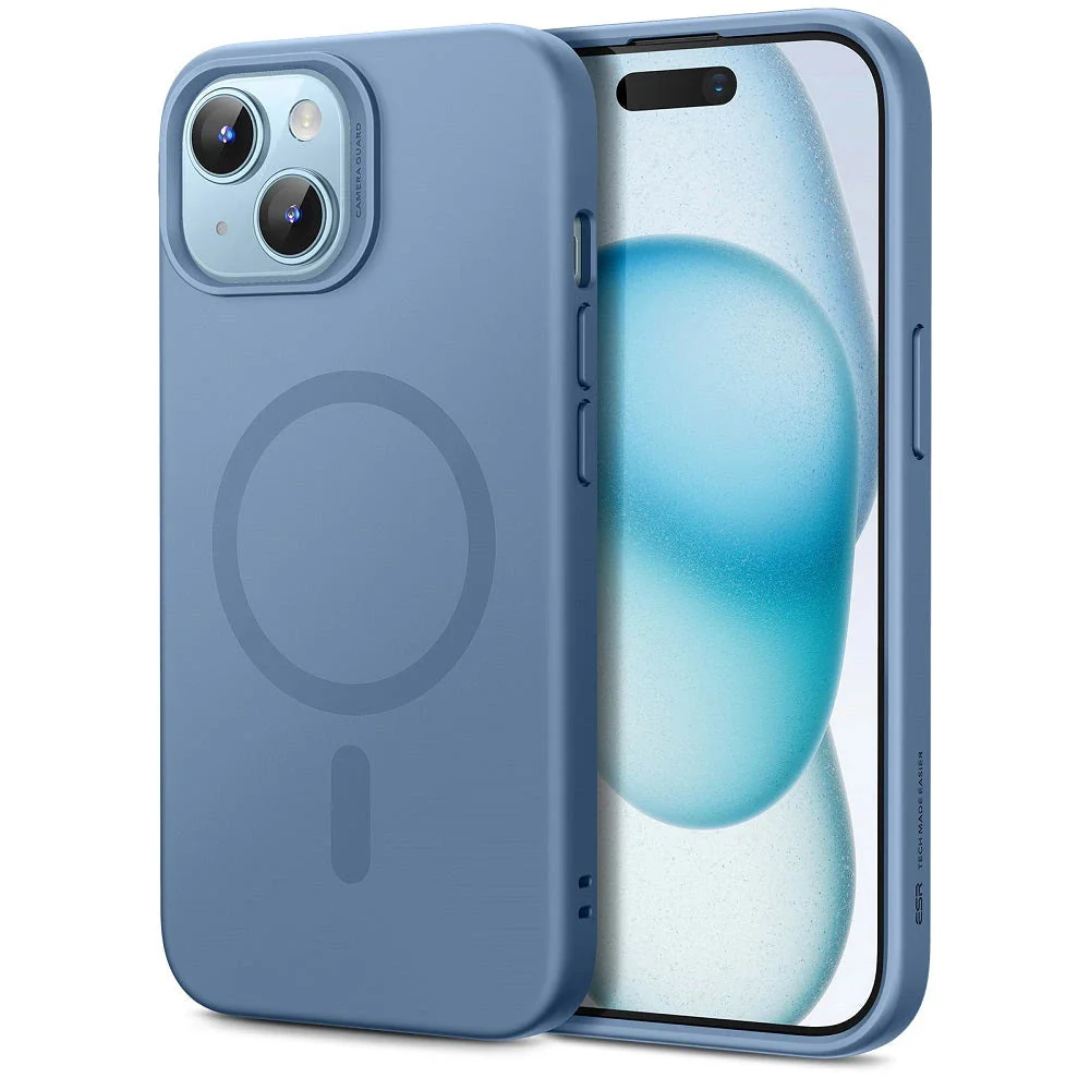 iPhone 15 Cloud Soft Case (HaloLock) - Light Blue