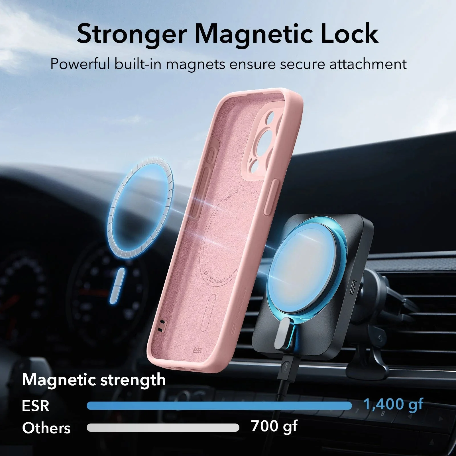 iPhone 15 Pro Cloud Soft Case (HaloLock) - Pink - Image 3