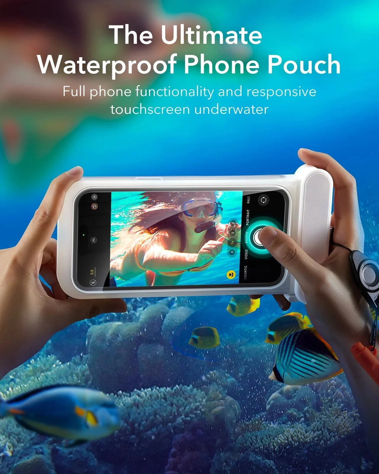 iPhone 15 Pro Max/14 Pro Max Waterproof Phone Pouch Pro - Black - Image 3