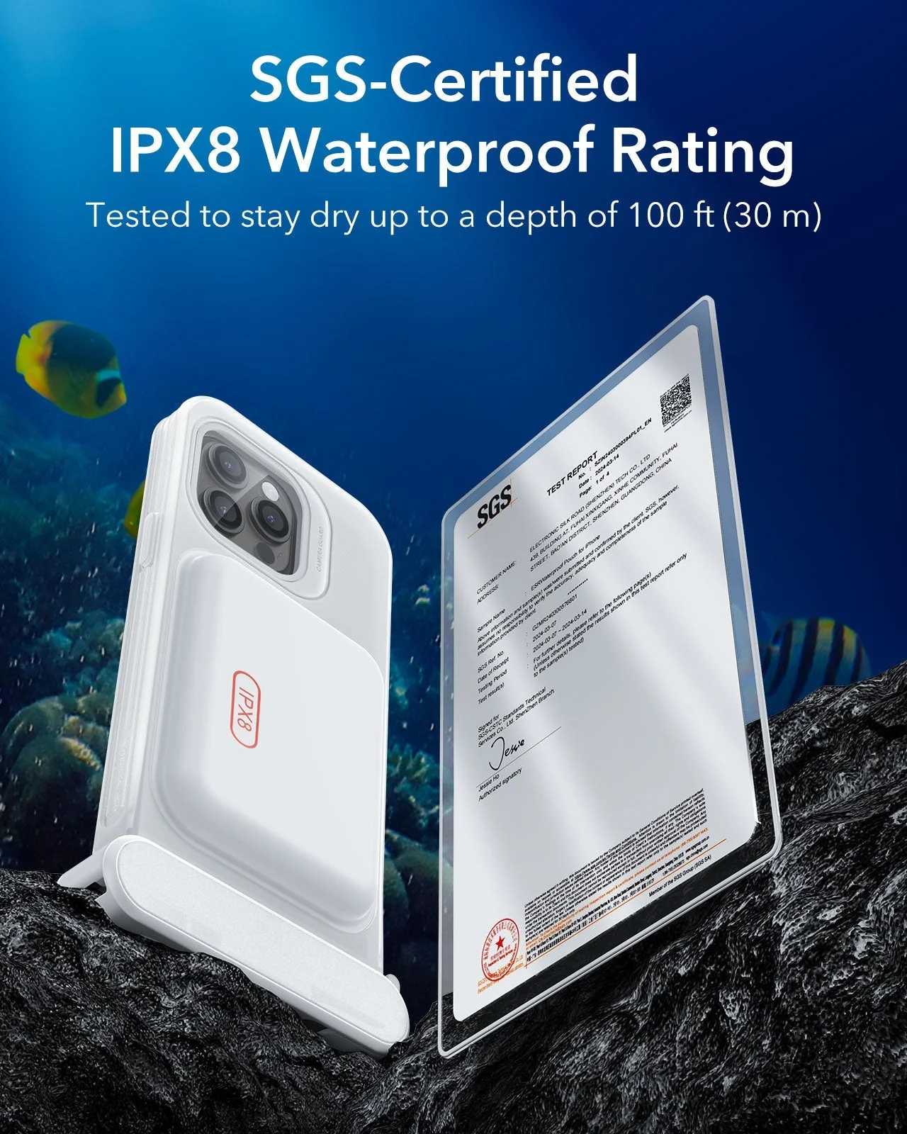 iPhone 15 Pro Max/14 Pro Max Waterproof Phone Pouch Pro - Black - Image 7