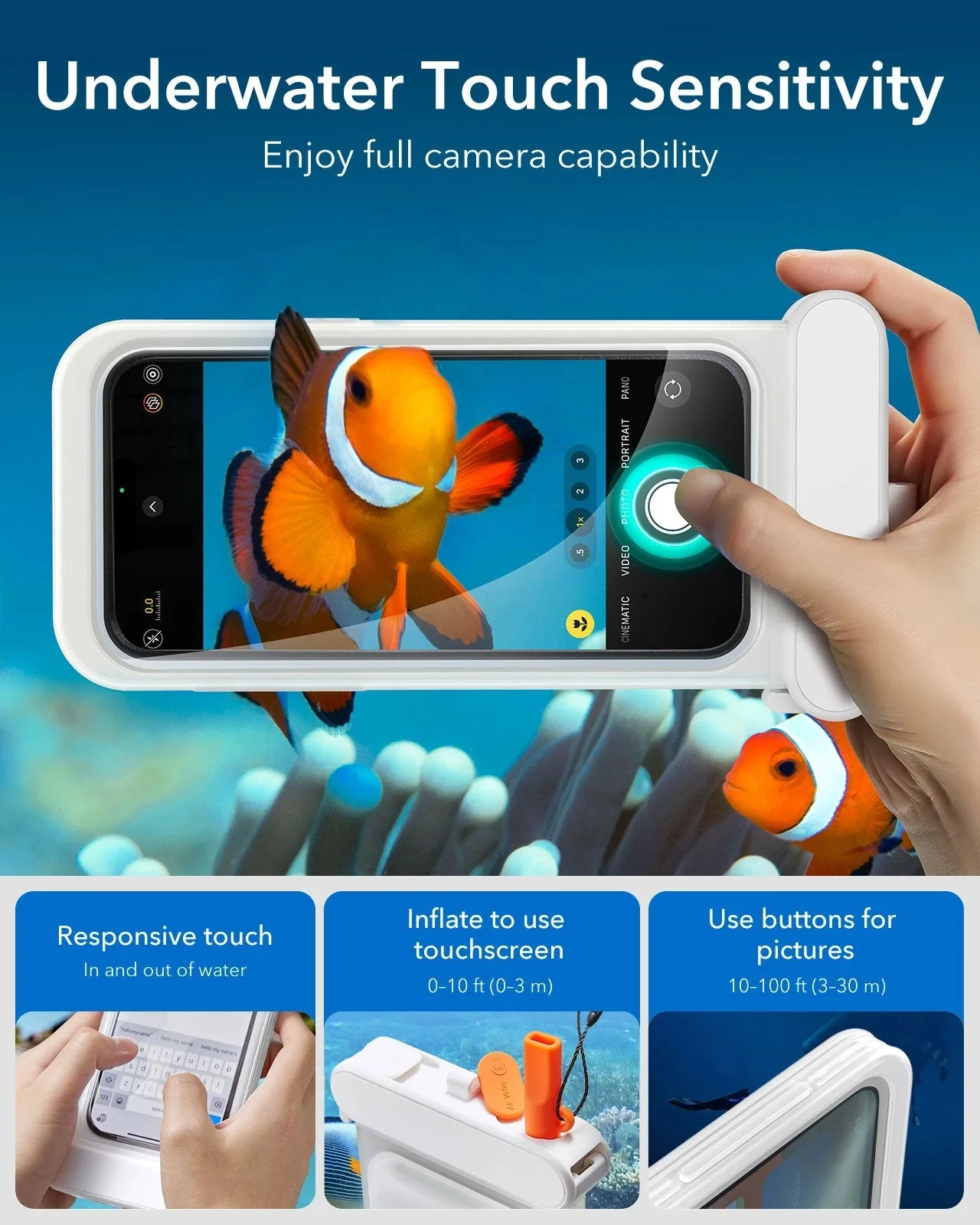 iPhone 15 Pro Max/14 Pro Max Waterproof Phone Pouch Pro - Clear - Image 5