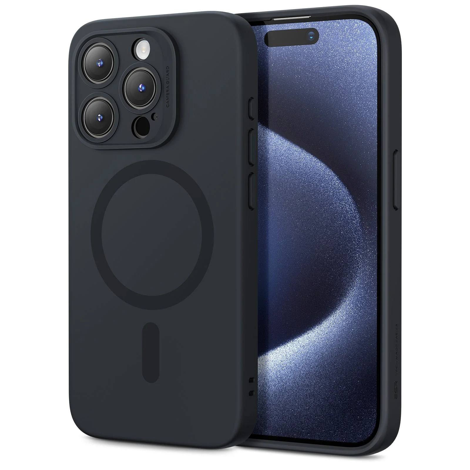 iPhone 15 Pro Max Cloud Soft Case (HaloLock) - Black