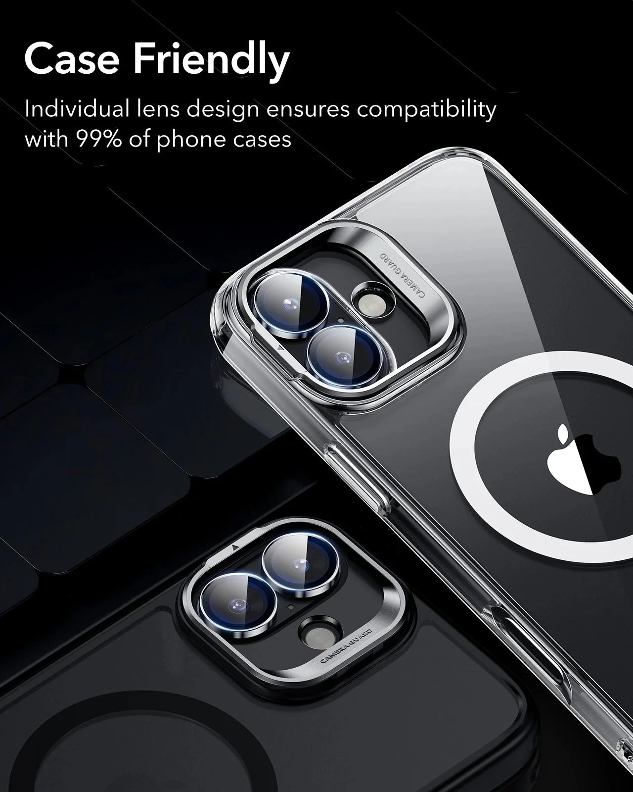 iPhone 16/16 Plus Armorite Camera Lens Protectors - Clear - Image 8