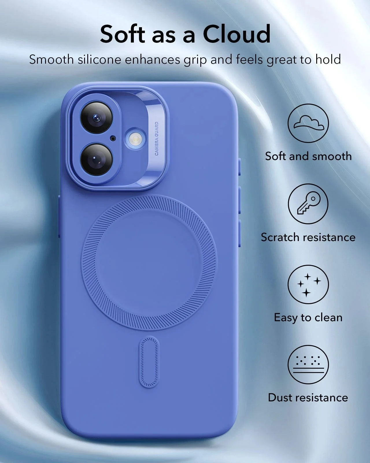 iPhone 16 Cloud Soft Magnetic Case (Camera Control) - Ultramarine - Image 5