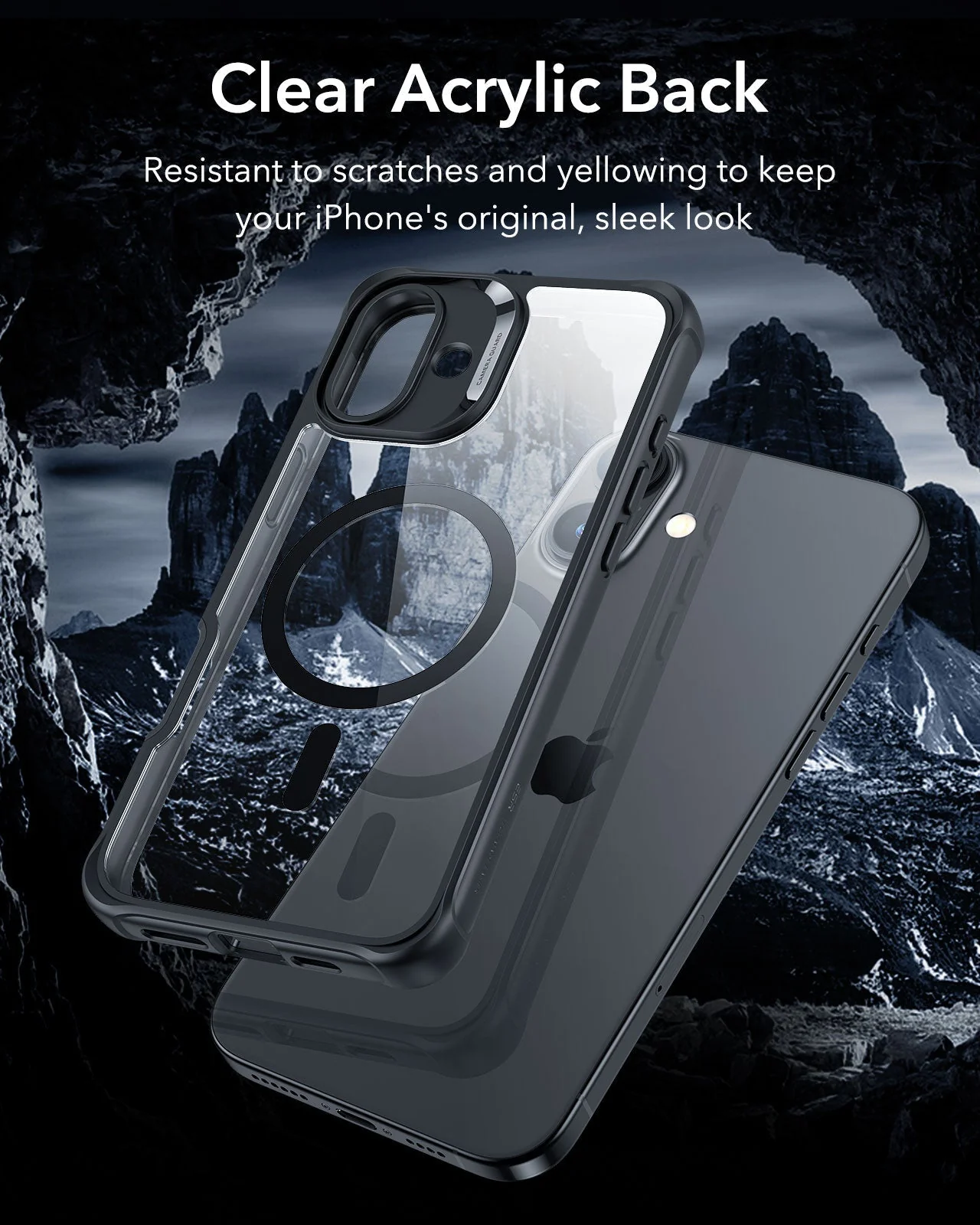 iPhone 16 Plus Armor Tough Case (HaloLock) - Clear Green - Image 8