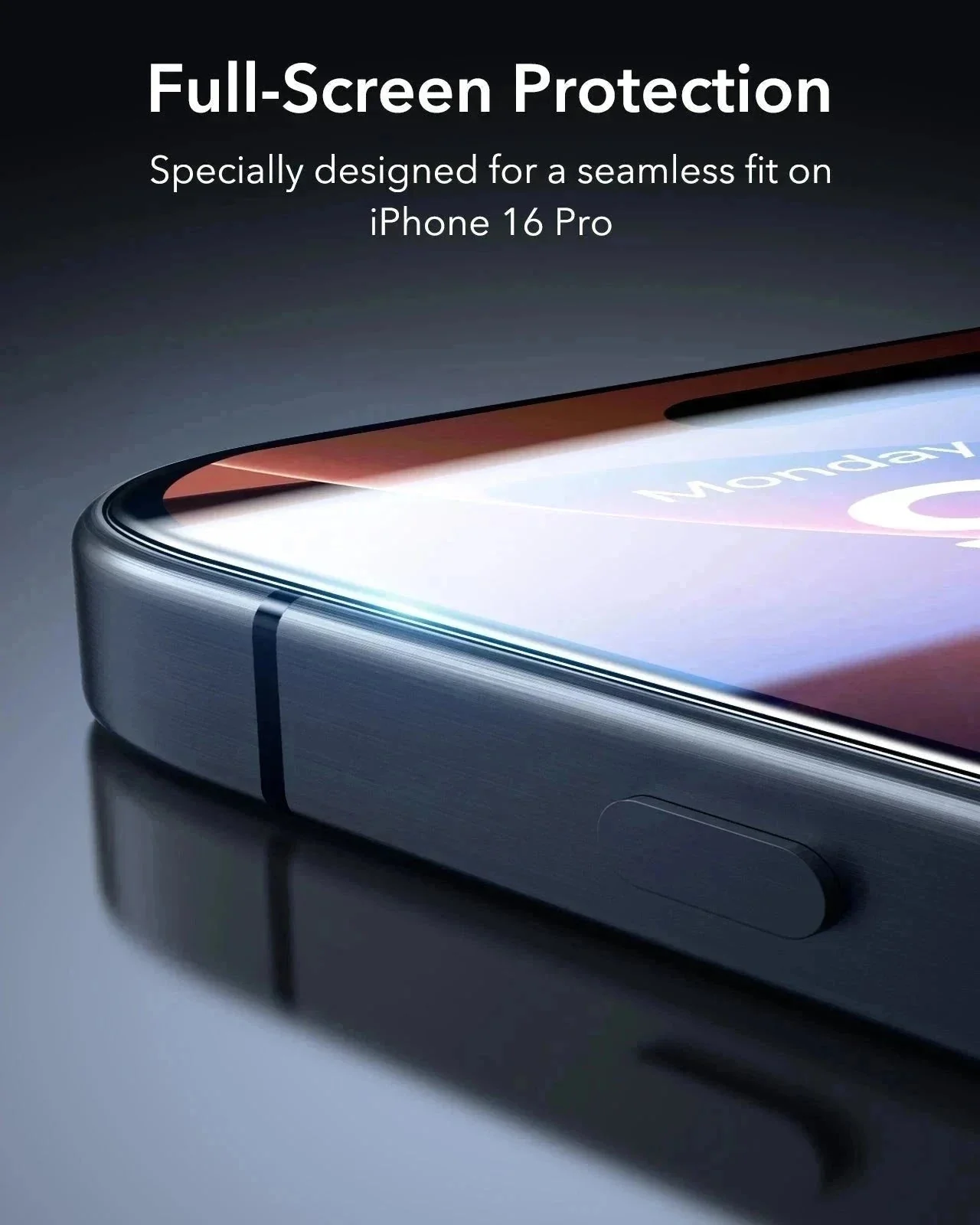 iPhone 16 Pro Classic Hybrid Magnetic Case (Camera Control) & Screen Protection Bundle - Clear Grey - Image 13