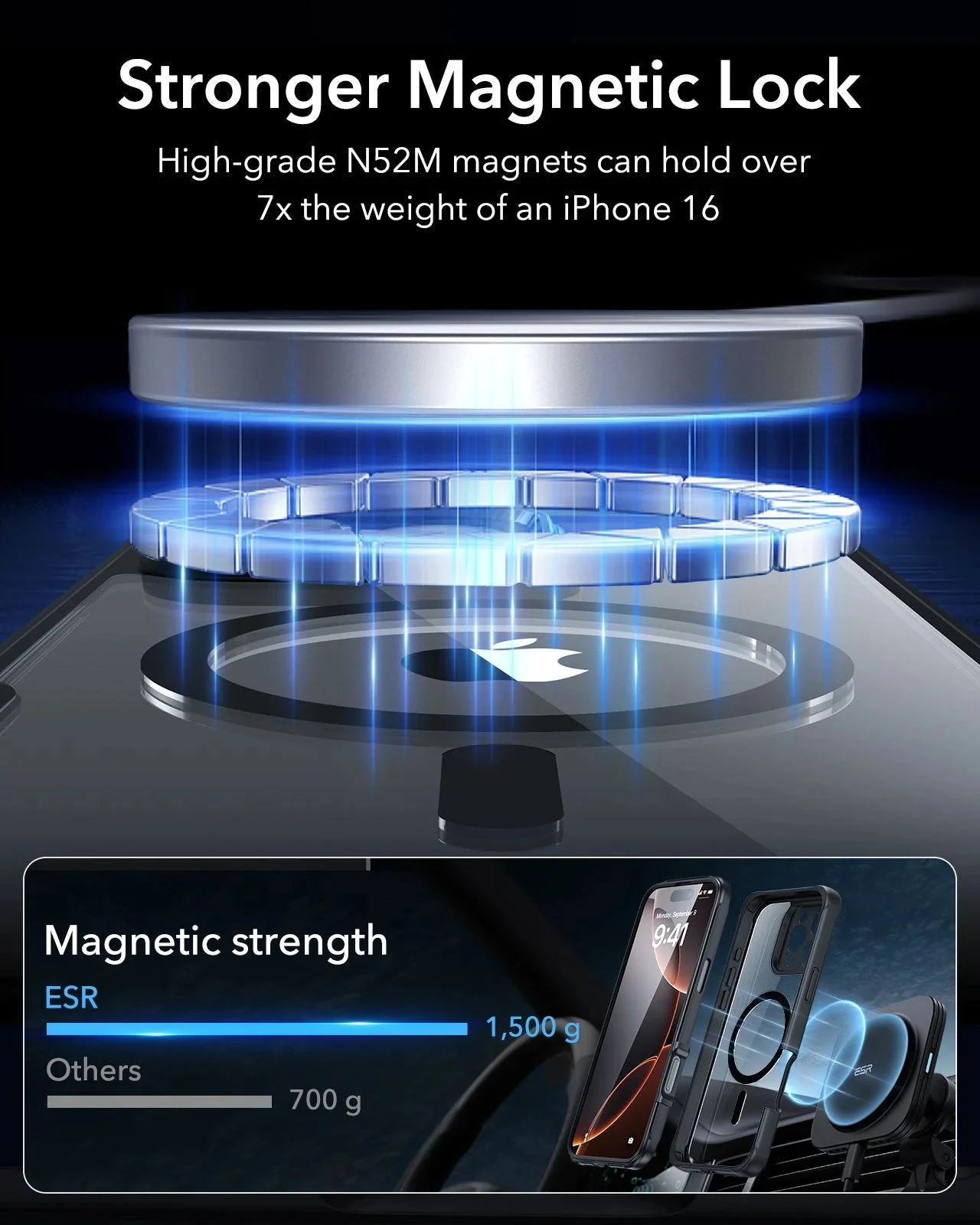 iPhone 16 Pro Max Armor Tough Case (HaloLock) - Clear - Image 5