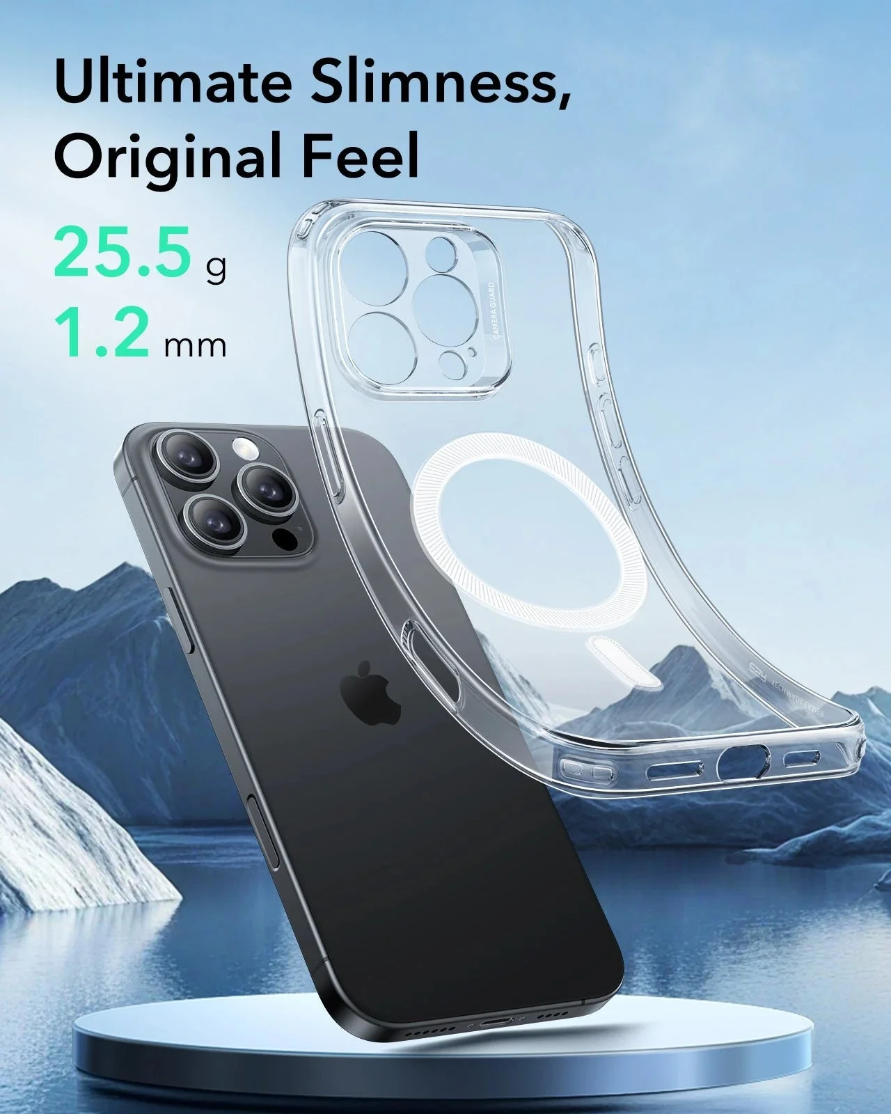 iPhone 16 Pro Max Zero Clear Case (HaloLock) - Clear - Image 3