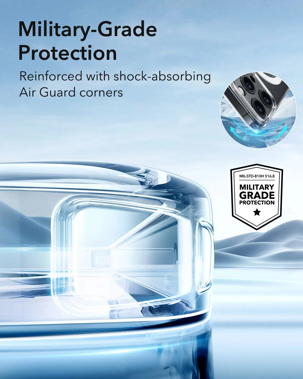 iPhone 16 Pro Max Zero Clear Case (HaloLock) - Clear - Image 6