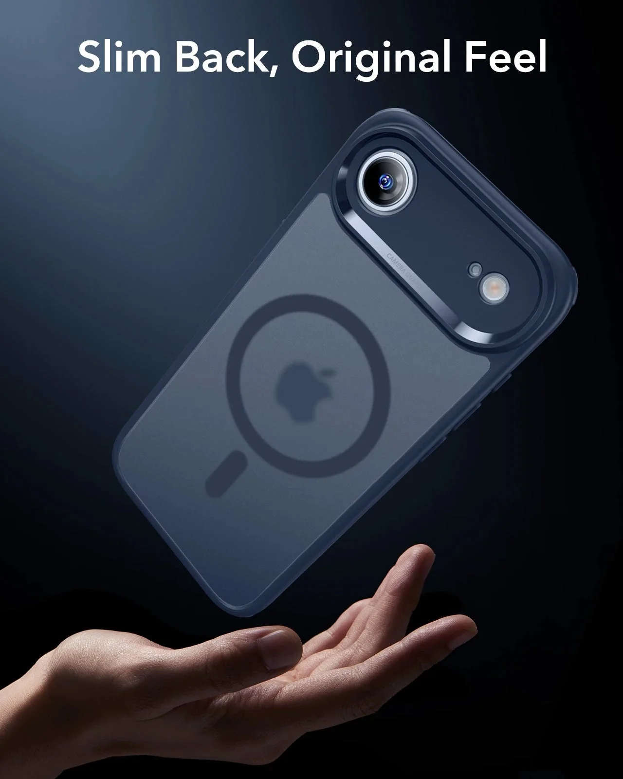 iPhone Air Classic Hybrid Magnetic Case (Camera Control) - Frosted Blue - Image 7