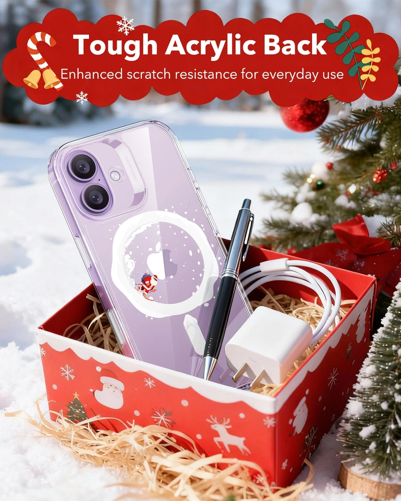 iPhone 17 Classic Hybrid Magnetic Case (Camera Control) - Santa Skater - Image 7