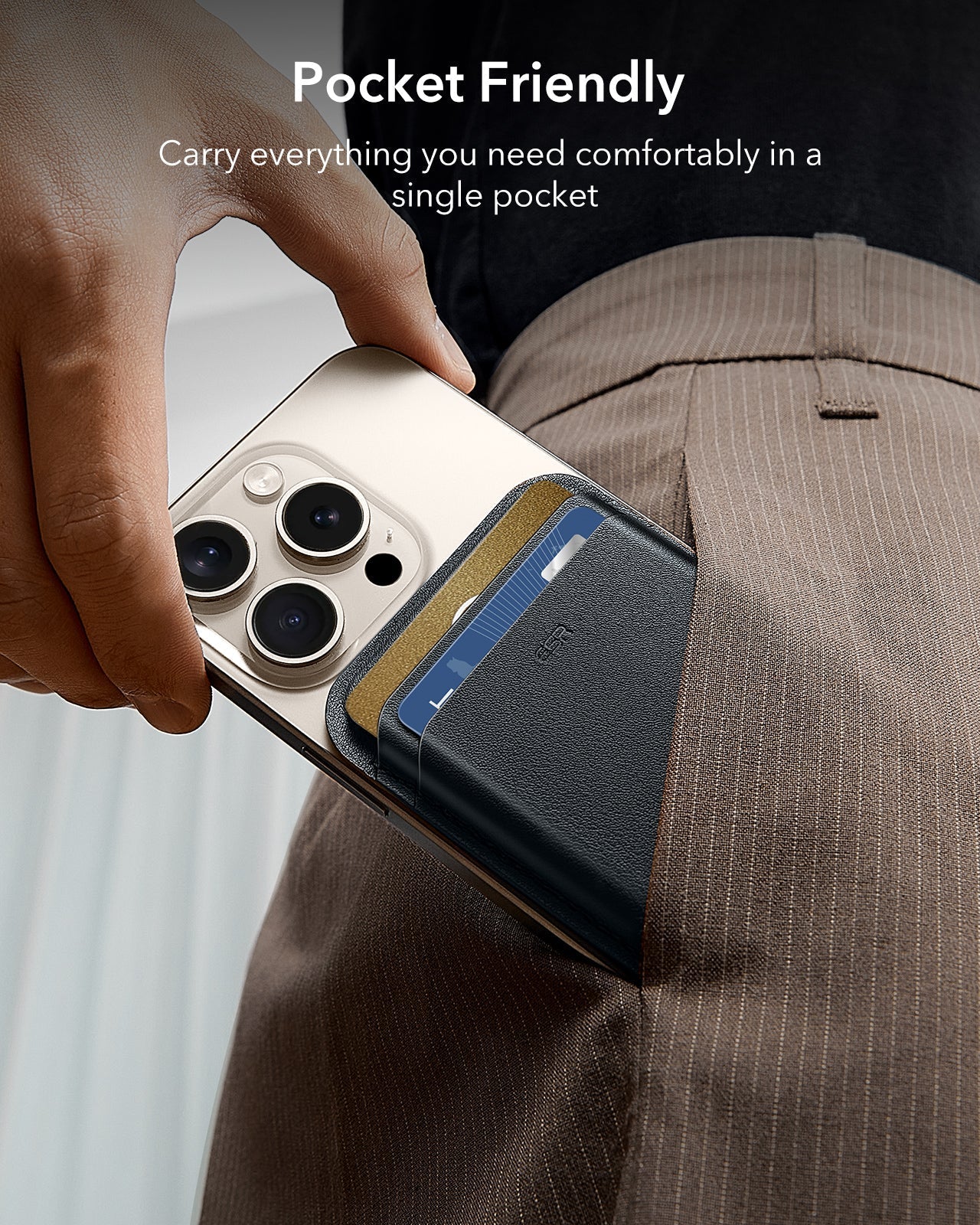 Magnetic Wallet Boost (HaloLock) - Brown - Image 6