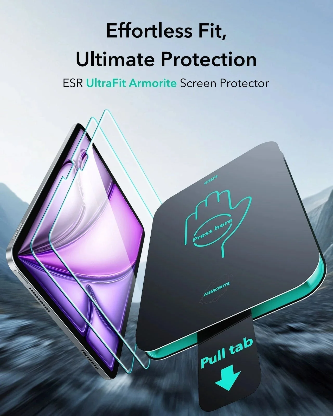 iPad Air 13" (M3) 2025 Bundle Flip Magnetic Case with Pencil Holder, Paper-Feel Magnetic & Armorite® Protection - Navy Blue - Image 10