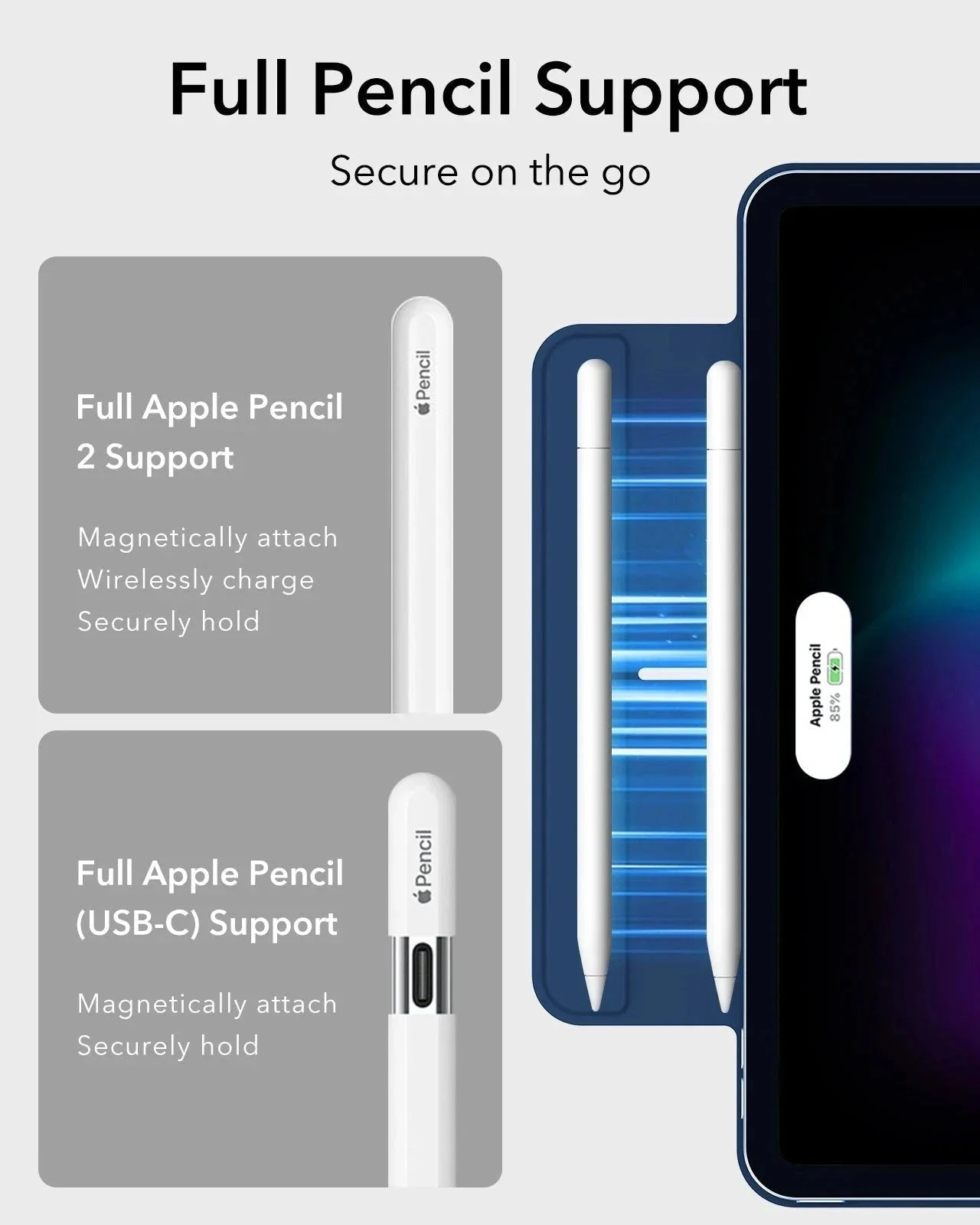 iPad Pro 11ʺ (2025) Rebound Protection Bundle - Navy Blue - Image 4