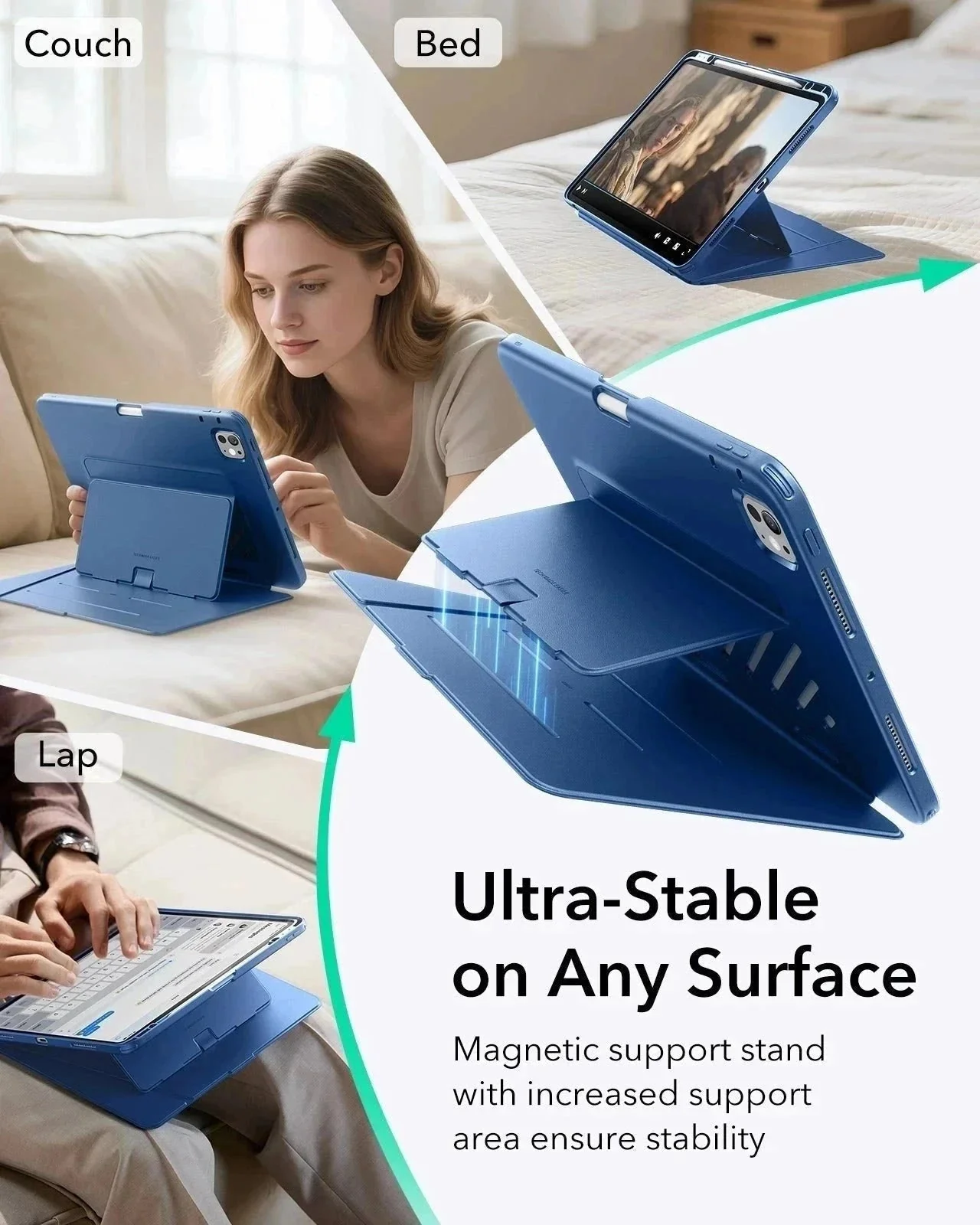 iPad Pro 13ʺ (2025) Flip Transformation Bundle - Navy Blue - Image 6