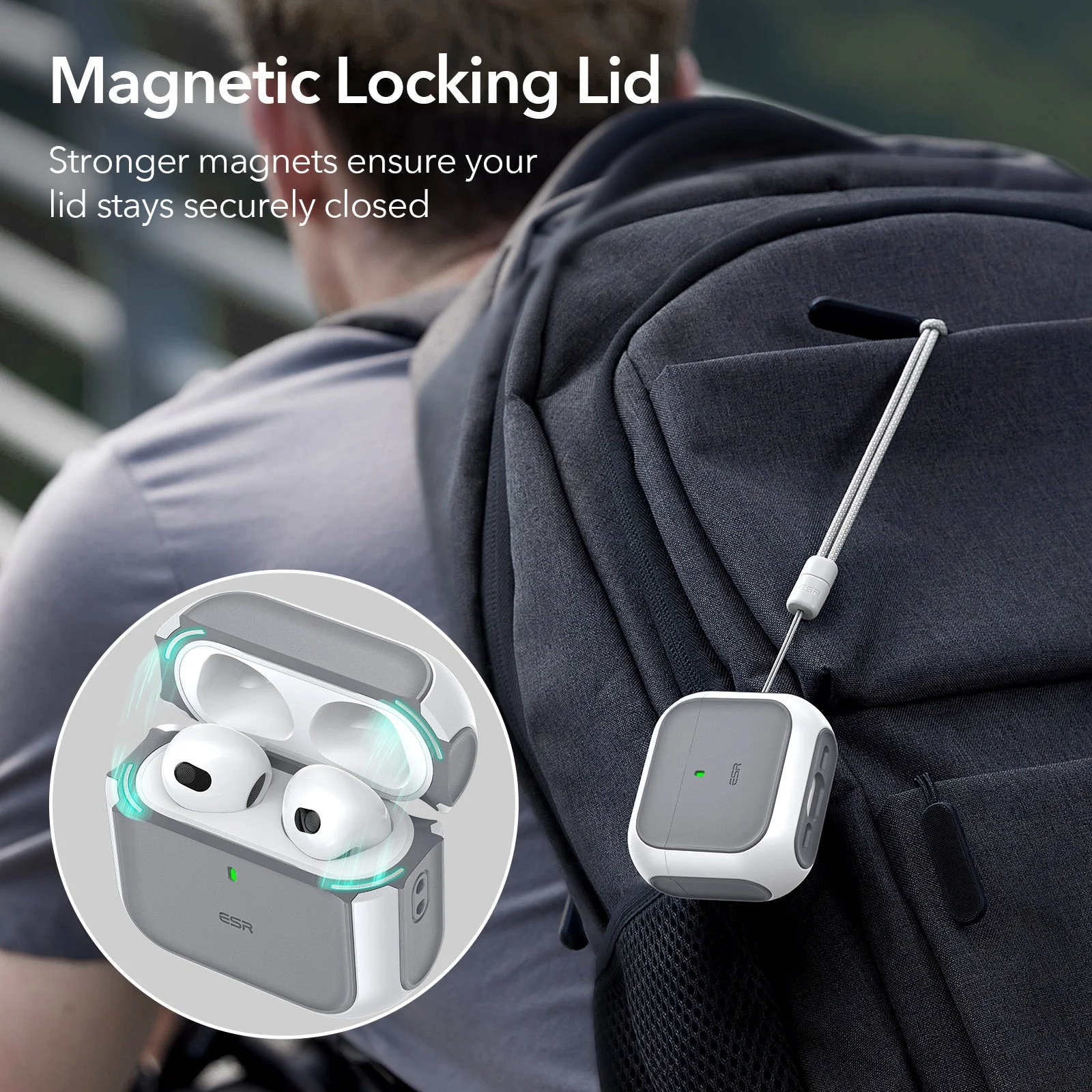 Orbit Hybrid Everyday-Carry Bundle for AirPods 4 - Purple - Image 4