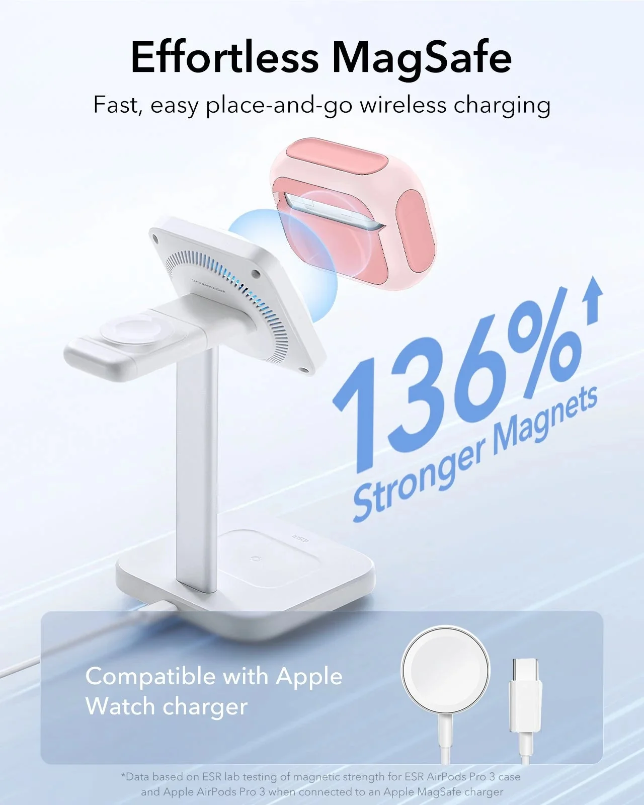 AirPods Pro 3 Orbit Hybrid Magnetic Case - Pink - Image 5