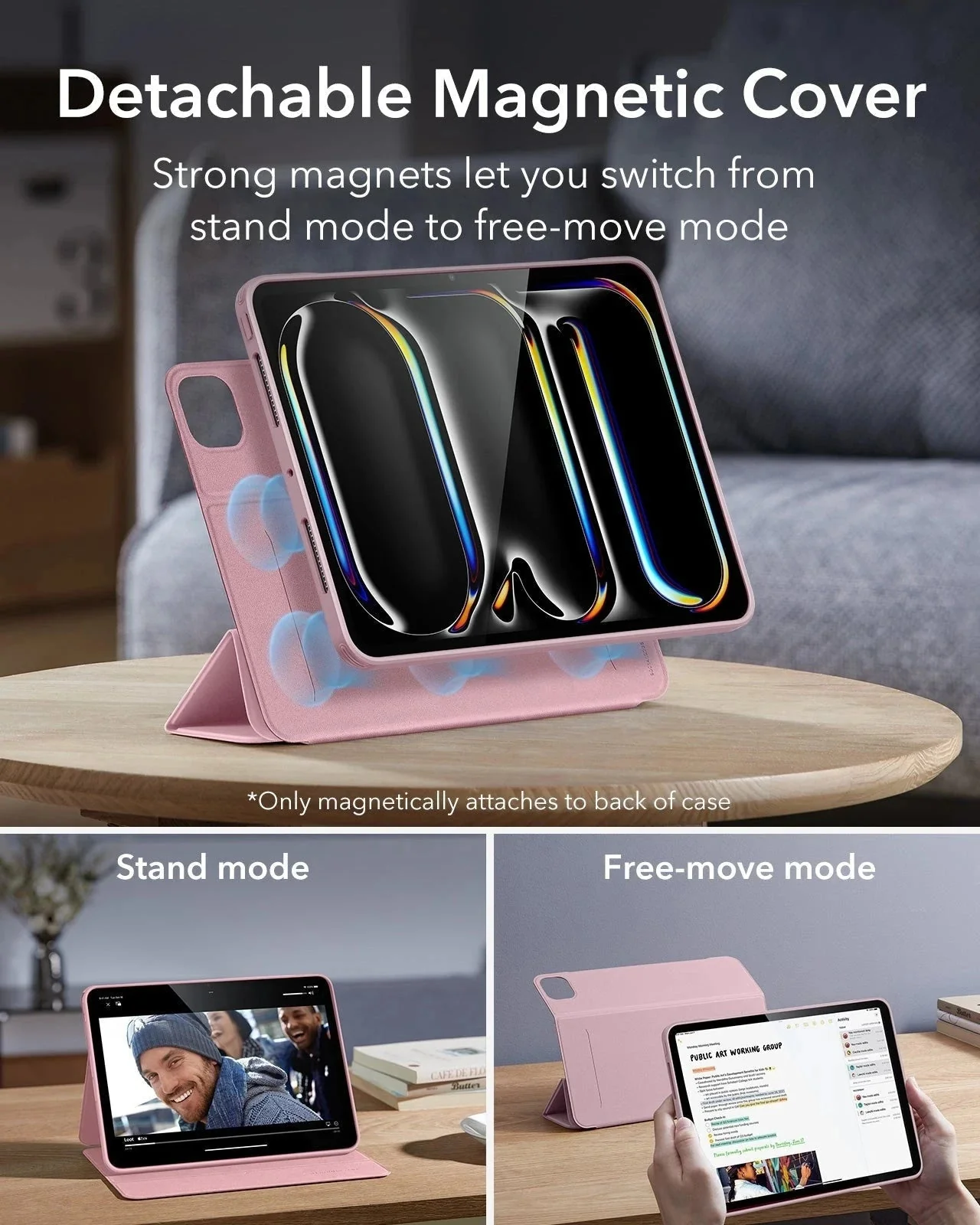 iPad Pro 11ʺ (2025) Rebound Transformation Bundle - Pink - Image 4