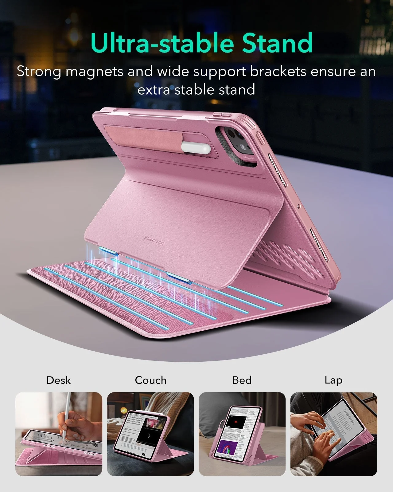 iPad Pro 11ʺ (2025) Shift Magnetic Case - Pink - Image 4