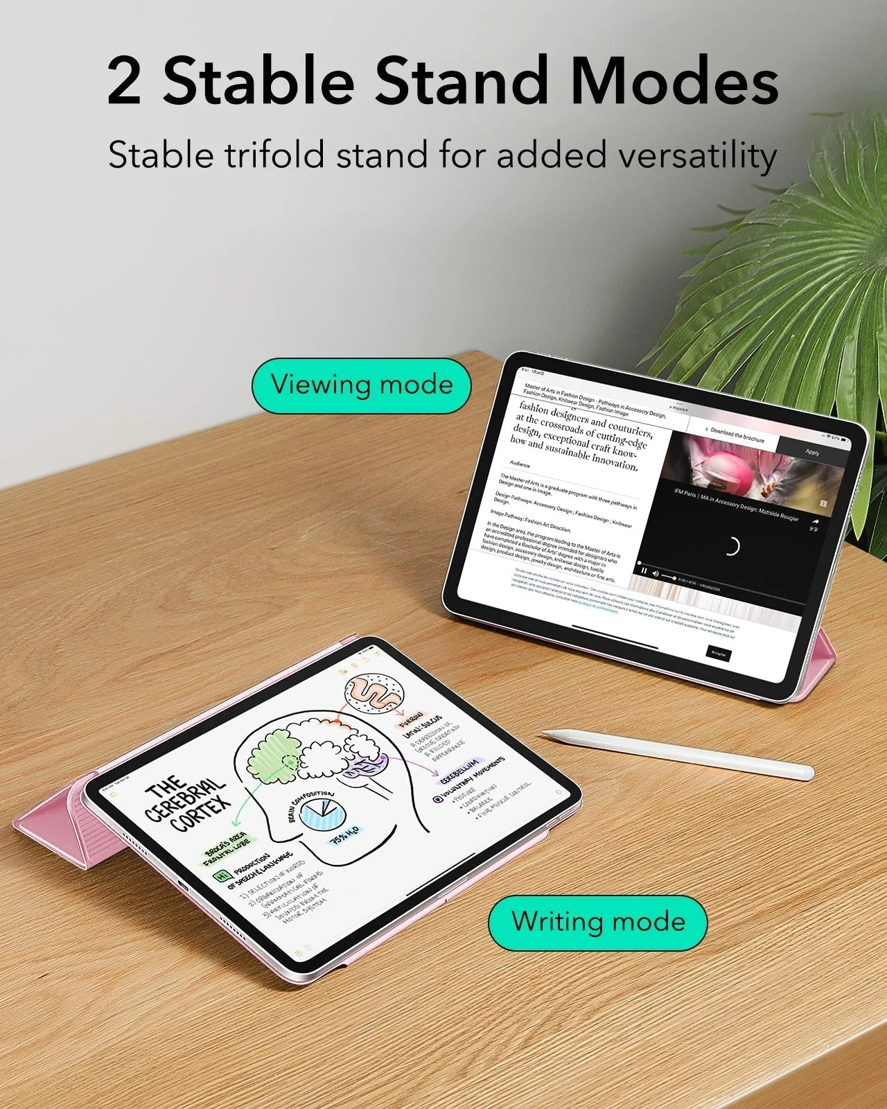 iPad Pro 11" (2025) Rebound Magnetic Case - Pink - Image 7