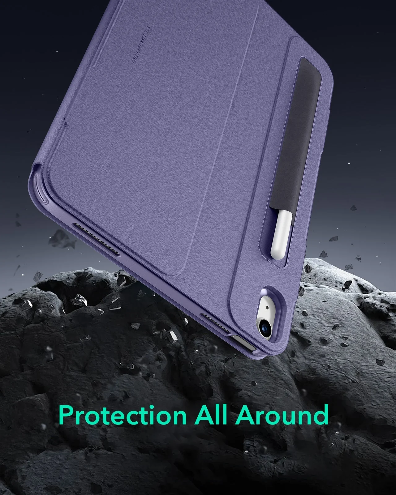 iPad 11" (A16) 2025 Bundle Shift Magnetic Case & Armorite® Paper-Feel Protection - Purple - Image 8