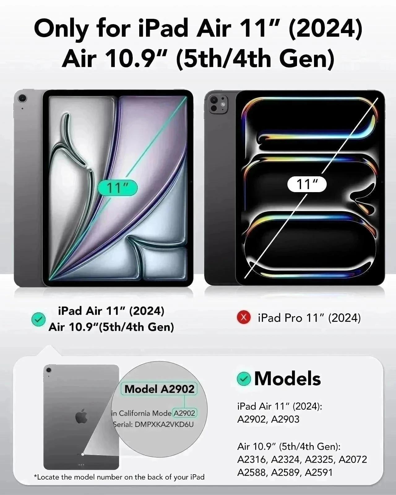 iPad Air 11" (2024) Bundle Shift Magnetic Case with Geo Digital Pencil - Purple - Image 2