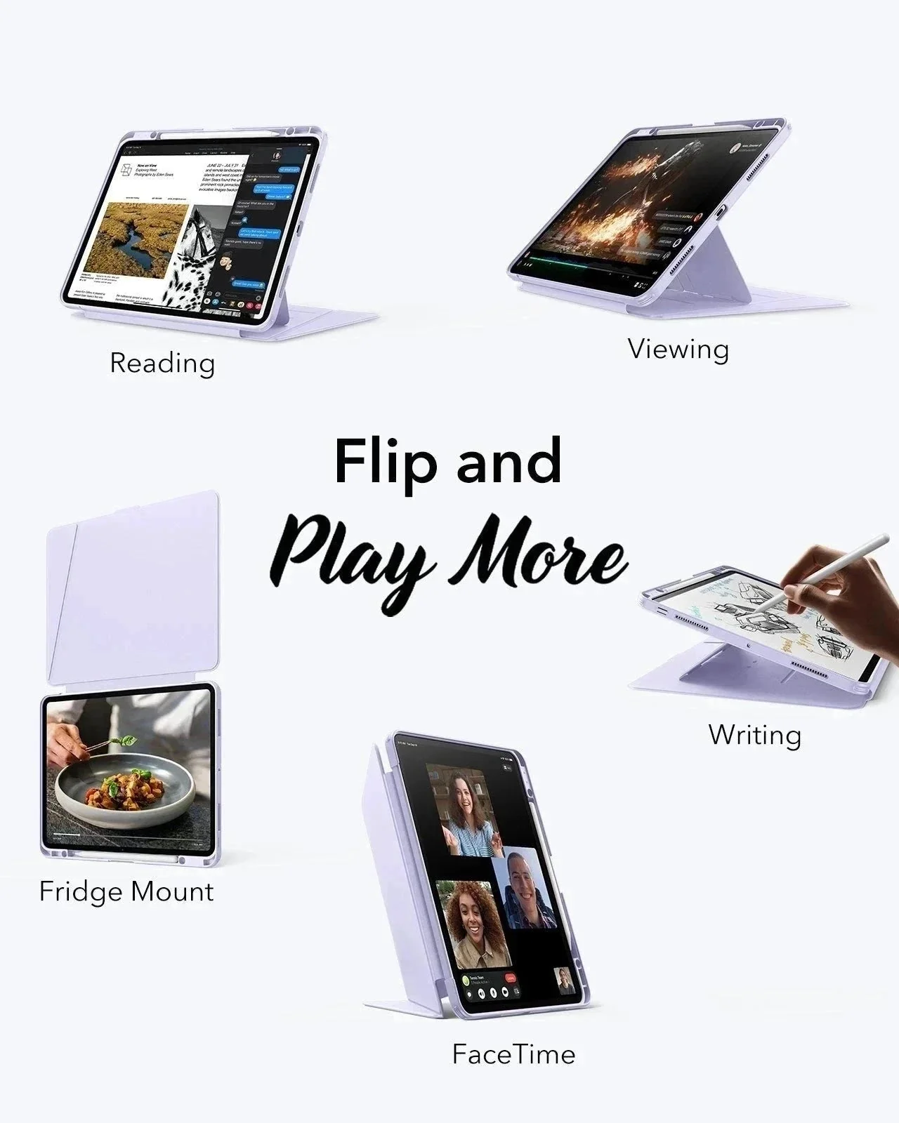iPad Pro 11ʺ (2025) Flip Transformation Bundle - Purple - Image 2