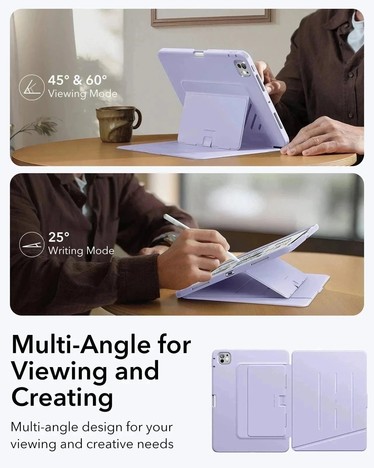 iPad Pro 11ʺ (2025) Flip Transformation Bundle - Purple - Image 3
