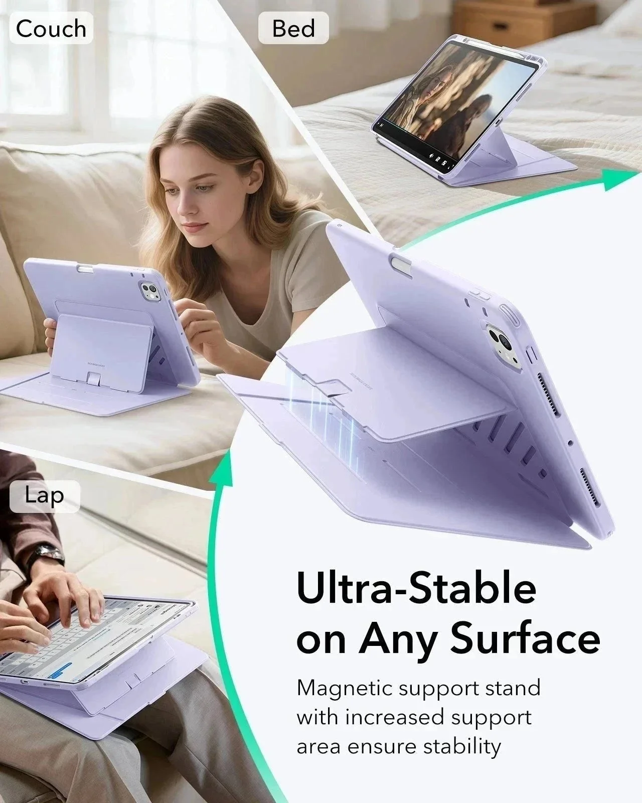 iPad Pro 11ʺ (2025) Flip Transformation Bundle - Purple - Image 4