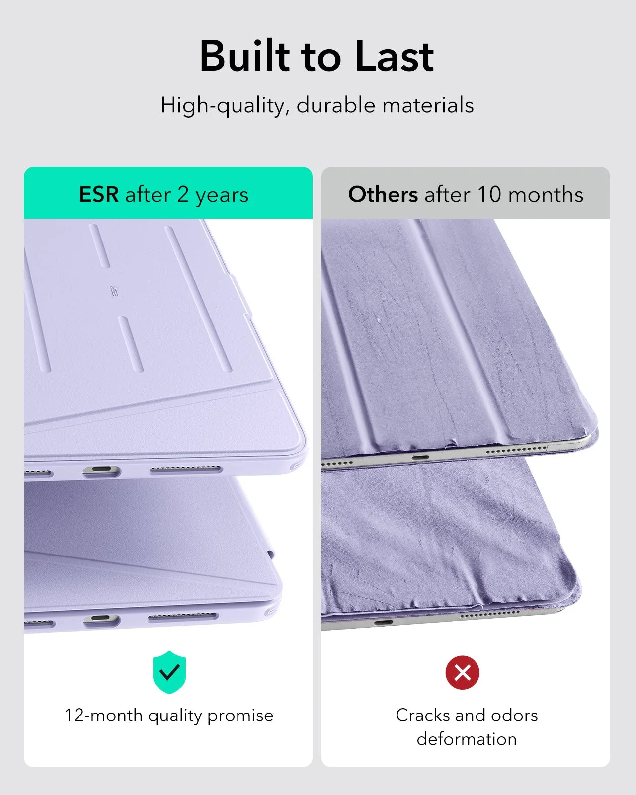 iPad Pro 13" (2024) Flip Magnetic Case with Pencil Holder - Purple - Image 6