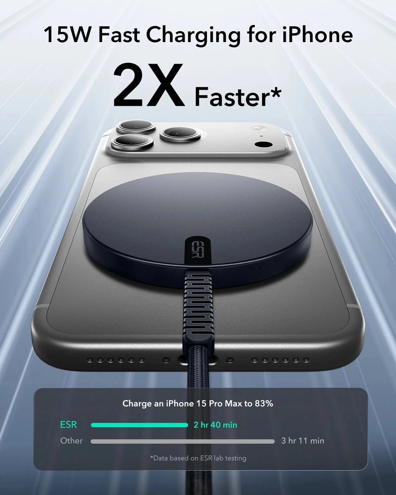 Magnetic Charging Pad (15W)- Black - 1 Set - Image 7