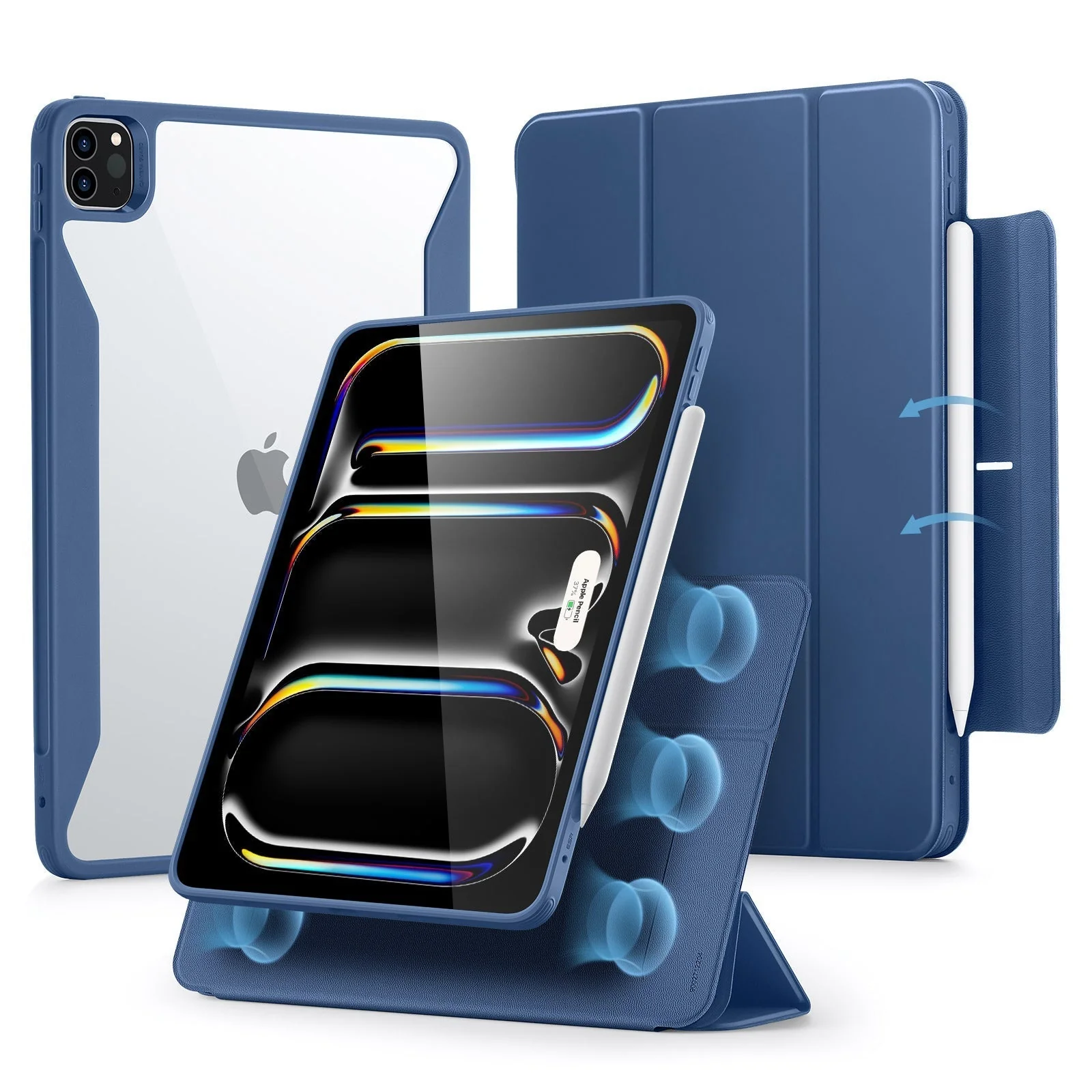 iPad Pro 13ʺ (2025) Rebound Hybrid Case 360 - Navy Blue
